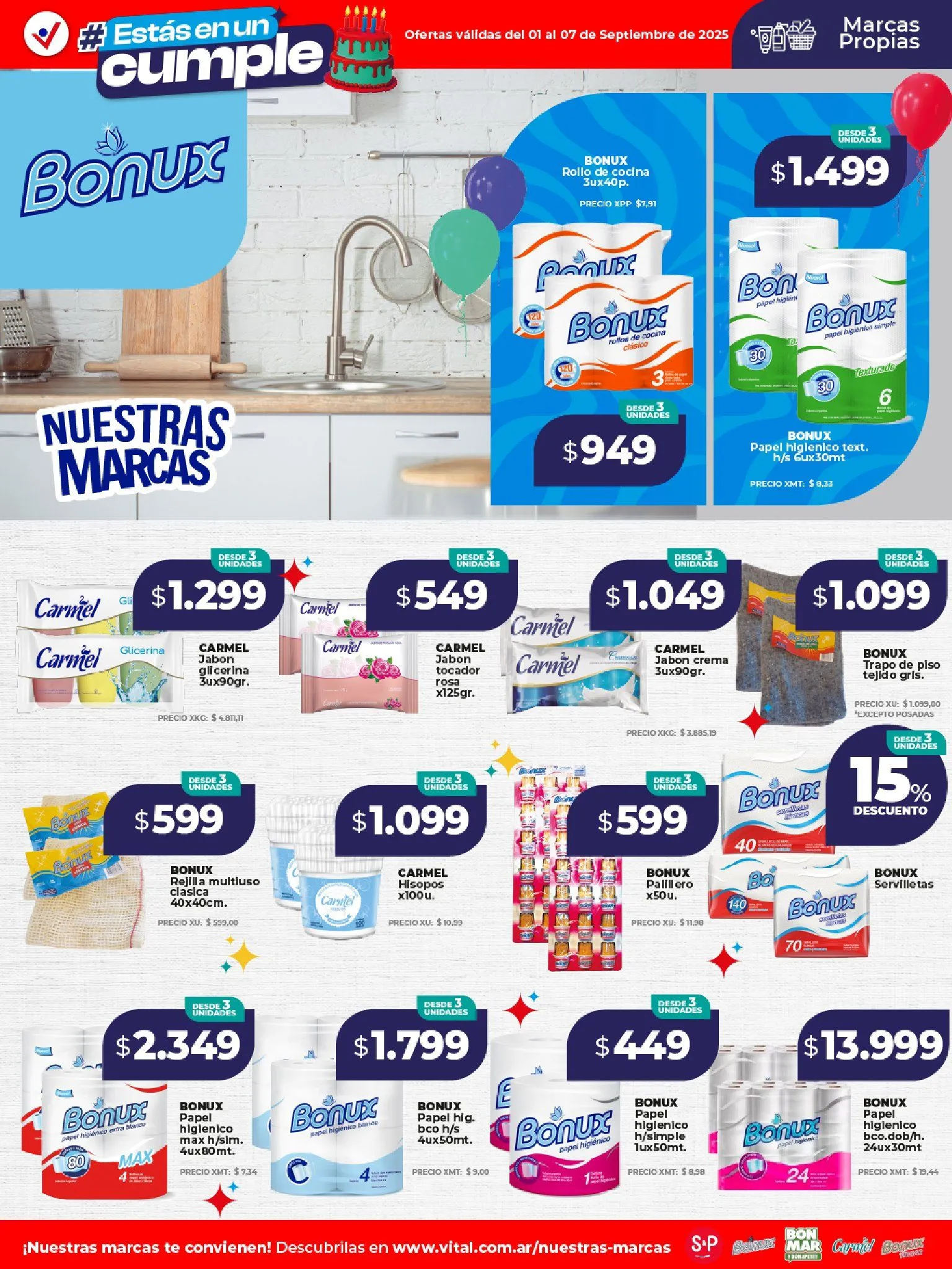Ofertas de Vital Ofertas 1 de septiembre al 7 de septiembre 2025 - Página 9 del catálogo