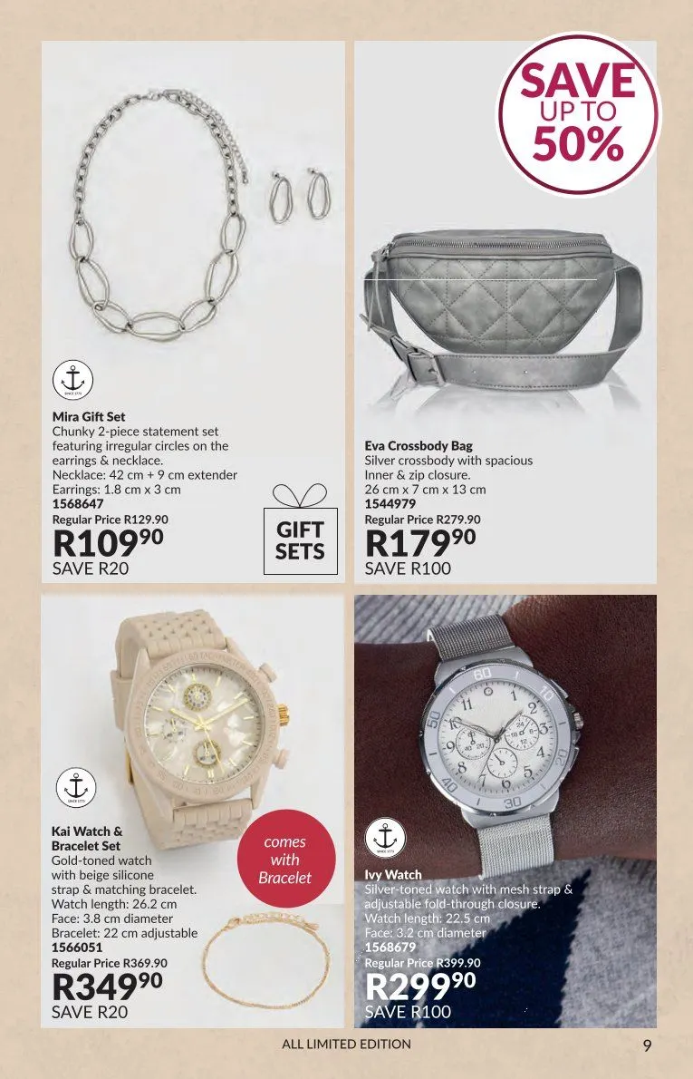 Avon Sales from 3 March to 31 March 2026 - Catalogue Page 9