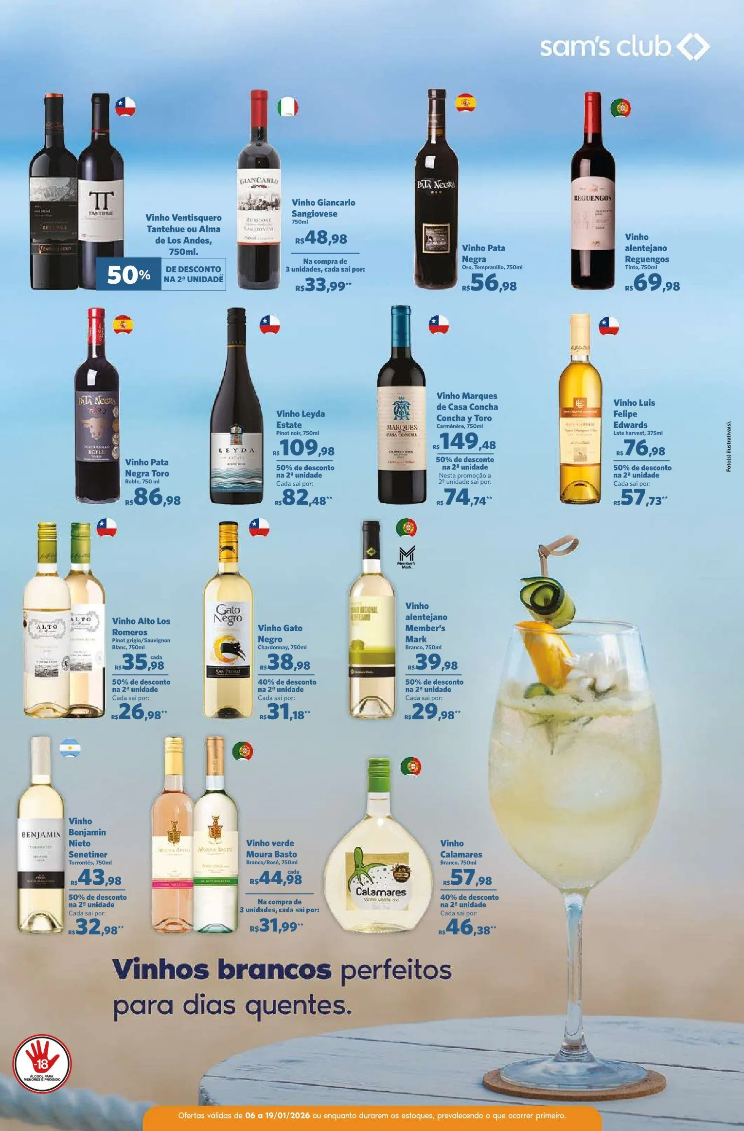 Encarte de Folhetos Sam's Club  6 de janeiro até 19 de janeiro 2026 - Pagina 9