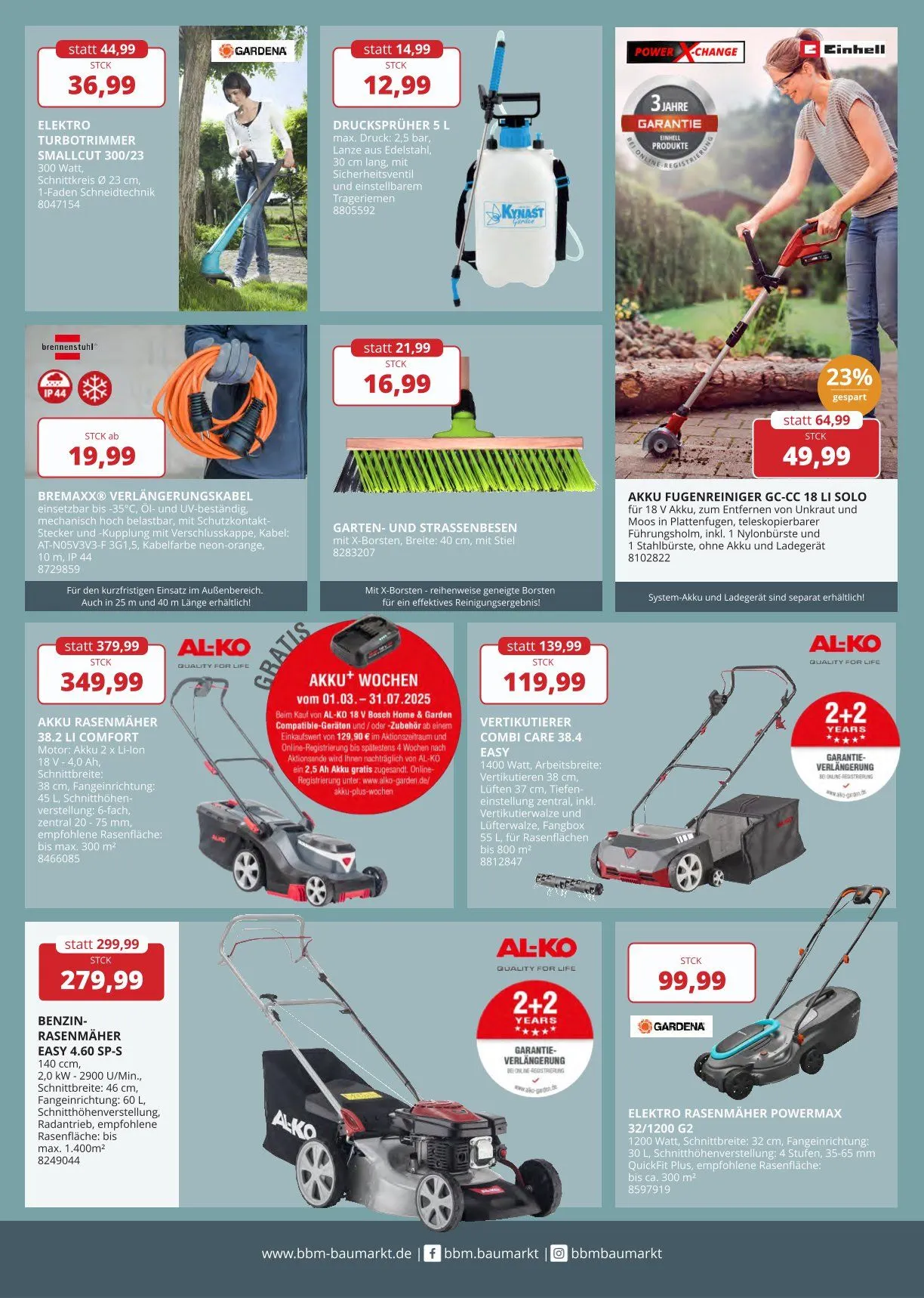 BBM Baumarkt Prospekte von 14. April bis 19. April 2025 - Prospekt seite 9
