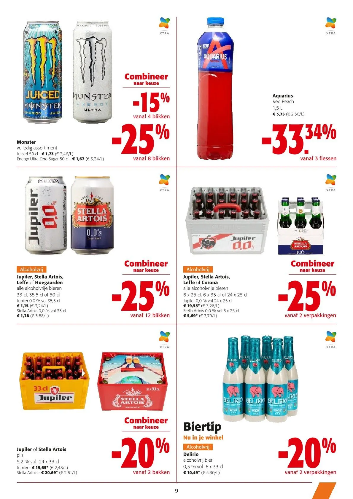 Speciale promoties van Colruyt van 2 januari tot 14 januari 2025 - folder pagina 9