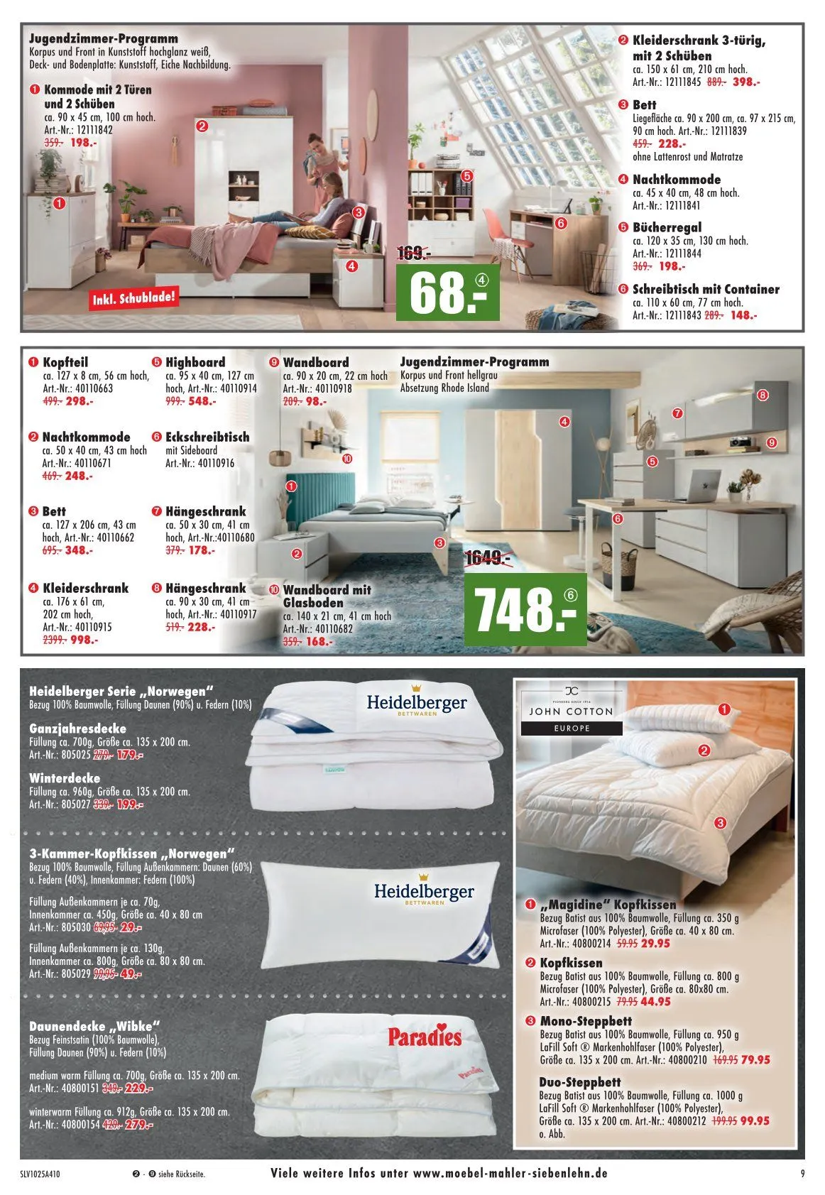 Möbel Mahler Prospekte von 29. Oktober bis 25. November 2025 - Prospekt seite 9
