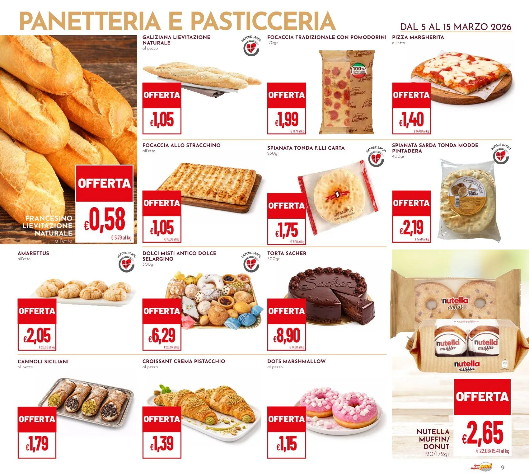 Volantini Pan da 5 marzo a 14 marzo di 2026 - Pagina del volantino 9