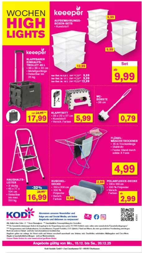 Kodi Angebote von 15. Dezember bis 20. Dezember 2025 - Prospekt seite 7
