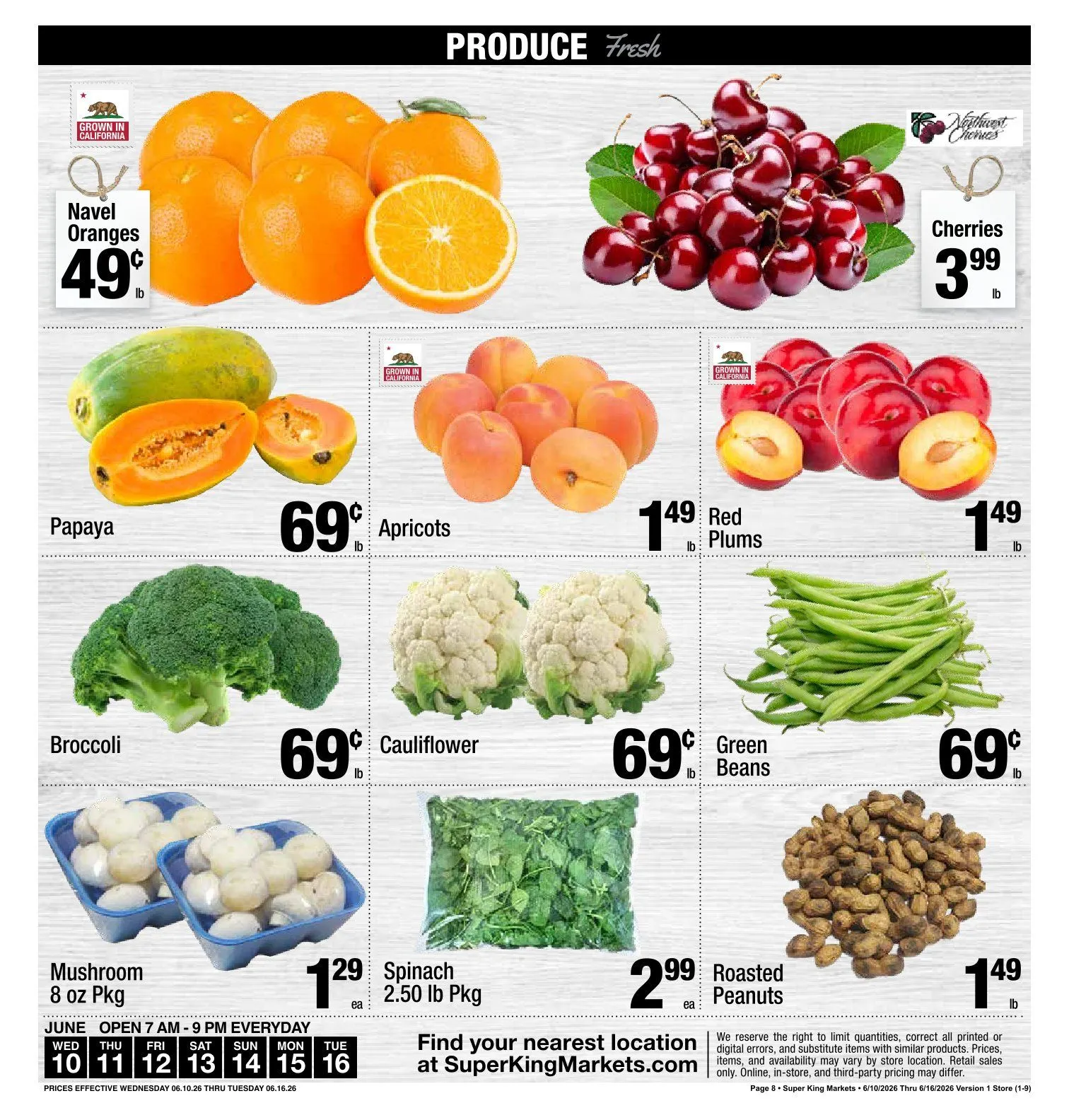 Weekly ad  Super King Markets Sales from June 10 to June 16 2026 - Page 9