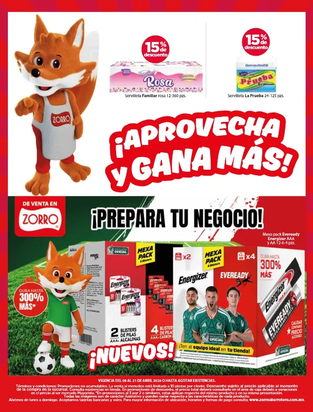 Catálogo de Zorro Ofertas 21 de abril al 9 de mayo 2026 - Pagina 9