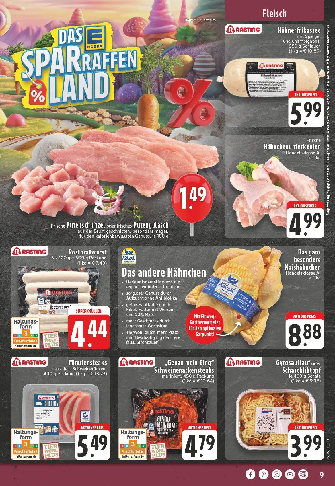 Edeka Prospekte von 1. September bis 6. September 2025 - Prospekt seite 9