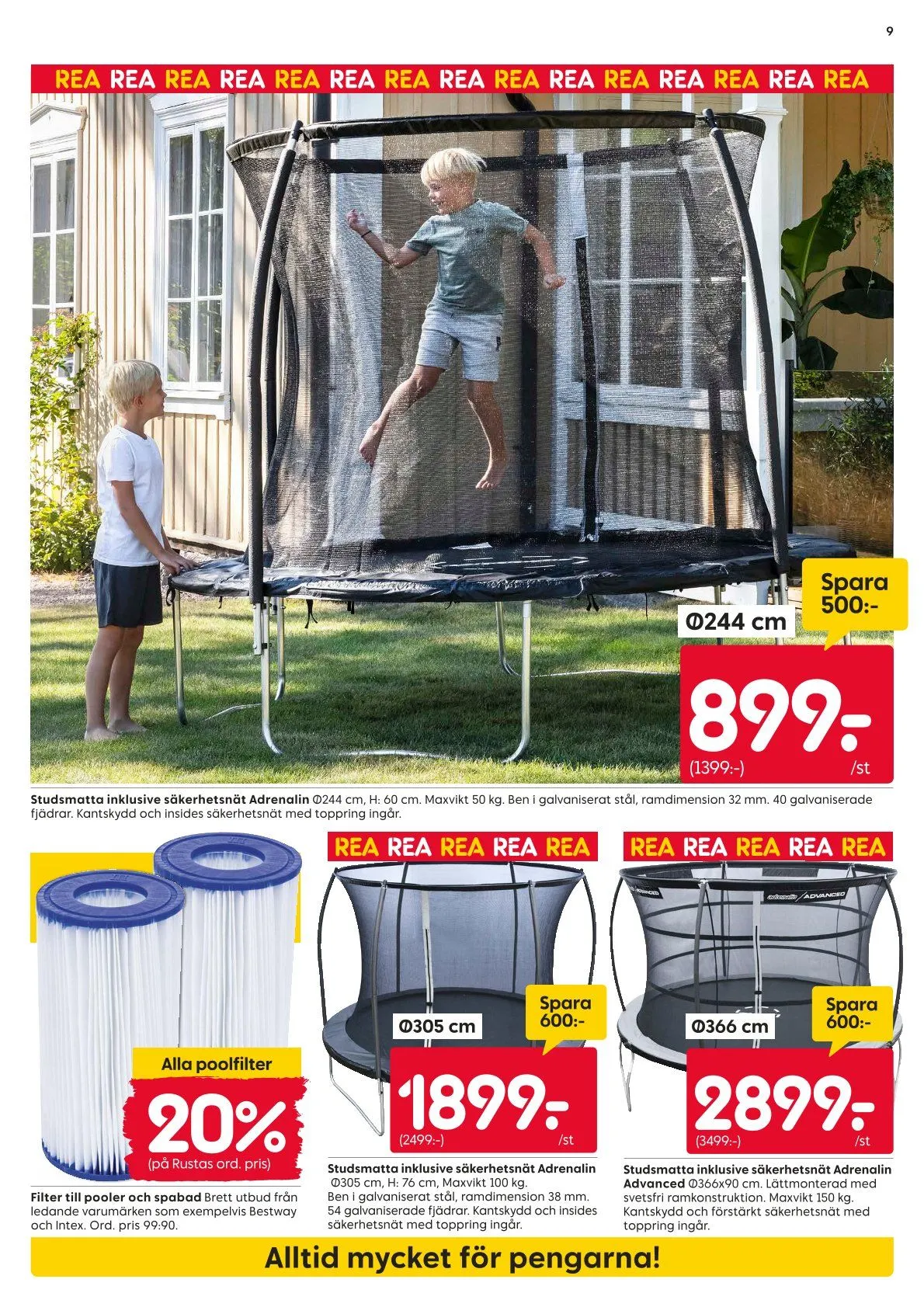 Rusta erbjudanden från 22 juni till 28 juni 2026 - Reklamblad sidor 9