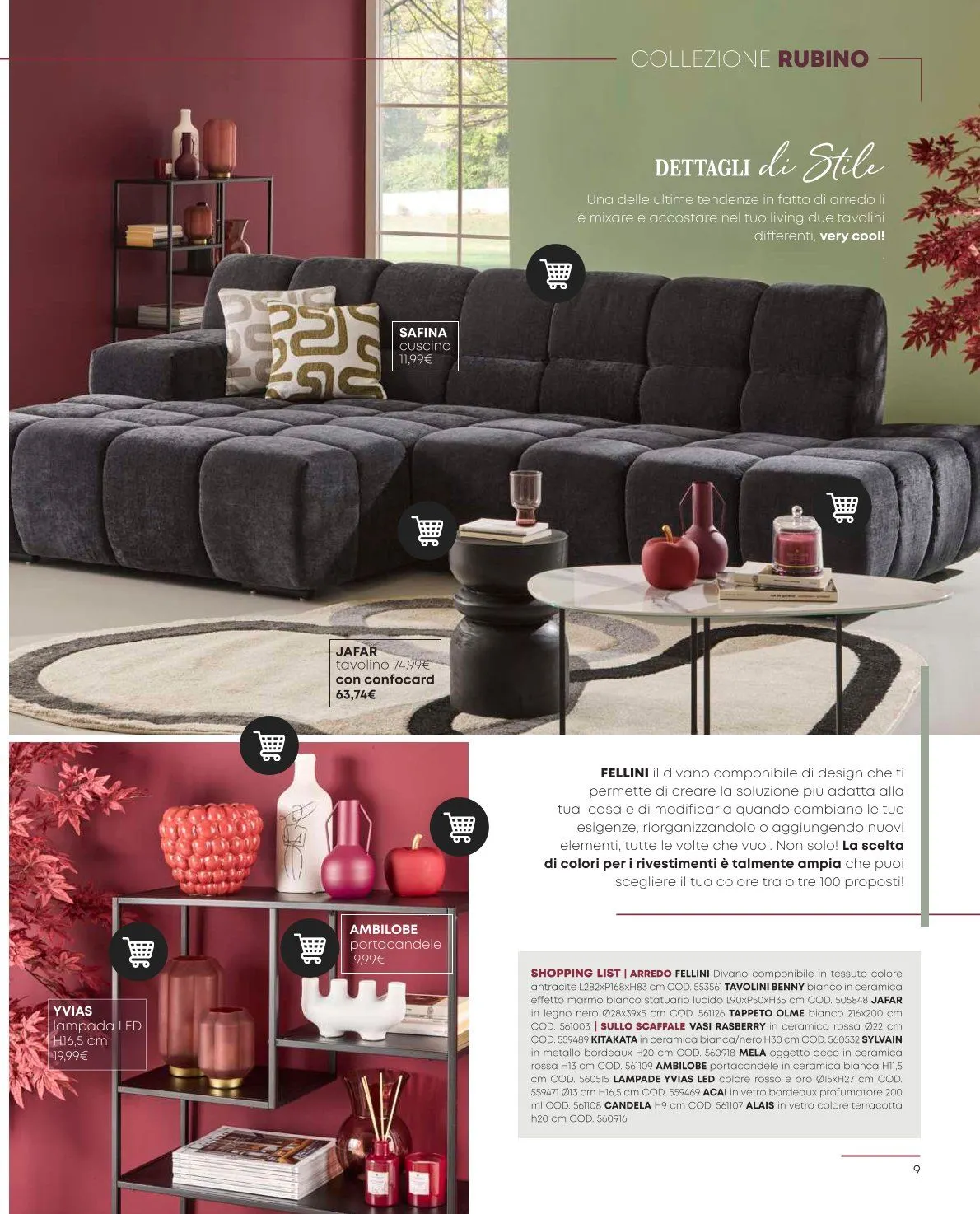 Conforama cataloghi da 1 aprile a 30 aprile di 2025 - Pagina del volantino 9