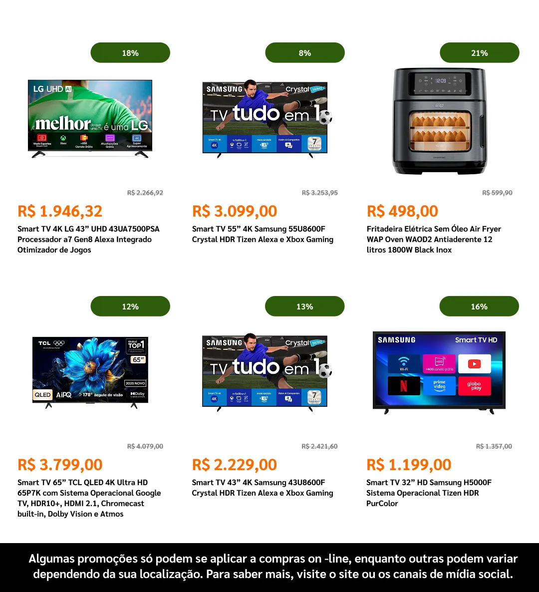 Encarte de Ponto Frio Ofertas 10 de junho até 29 de junho 2026 - Pagina 9