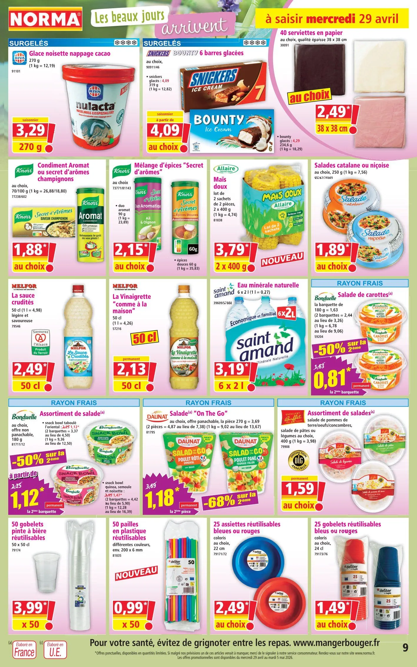  Norma Catalogue du 29 avril au 3 mai 2026 - Catalogue page 9