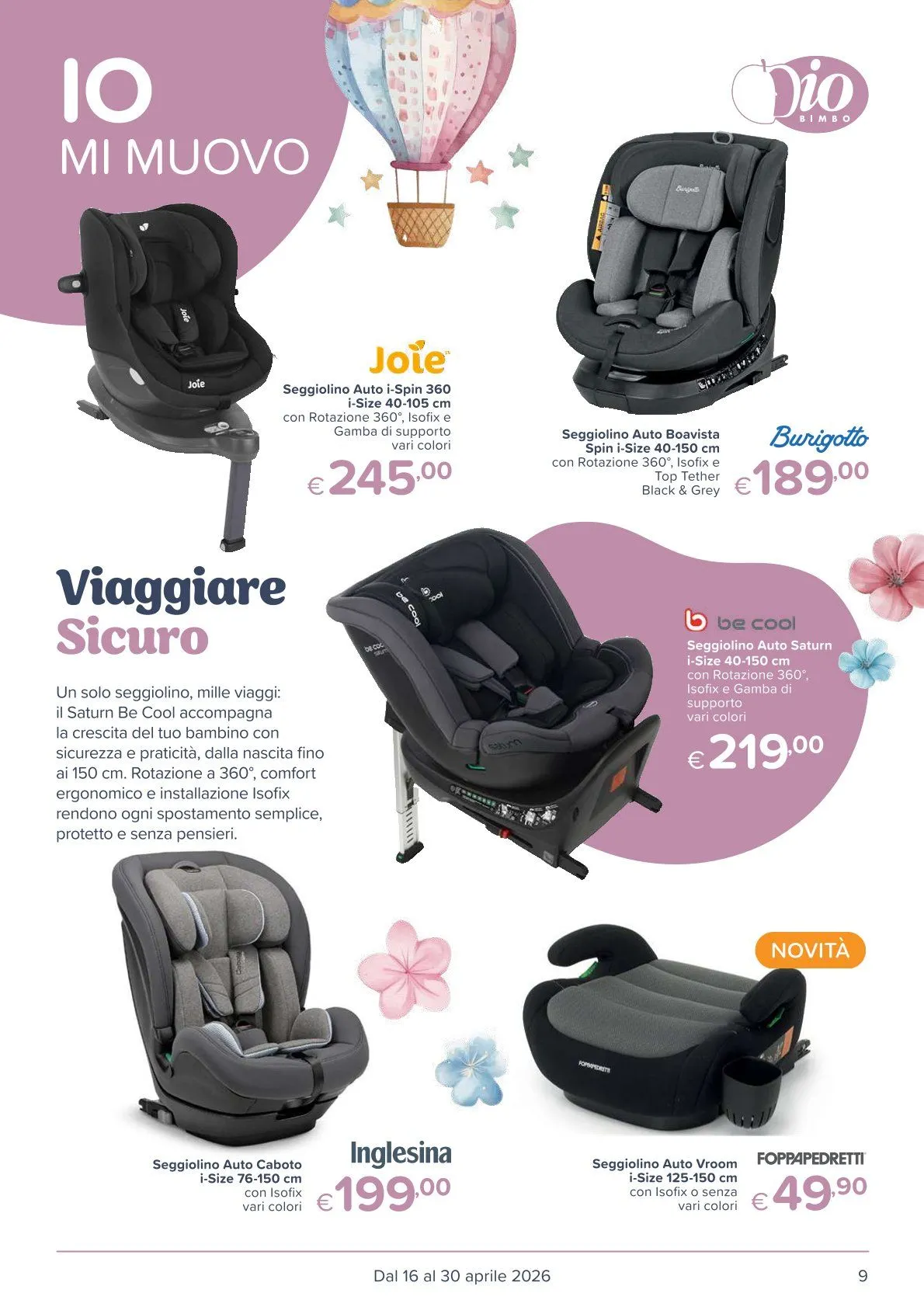  Volantini Io Bimbo da 16 aprile a 30 aprile di 2026 - Pagina del volantino 9