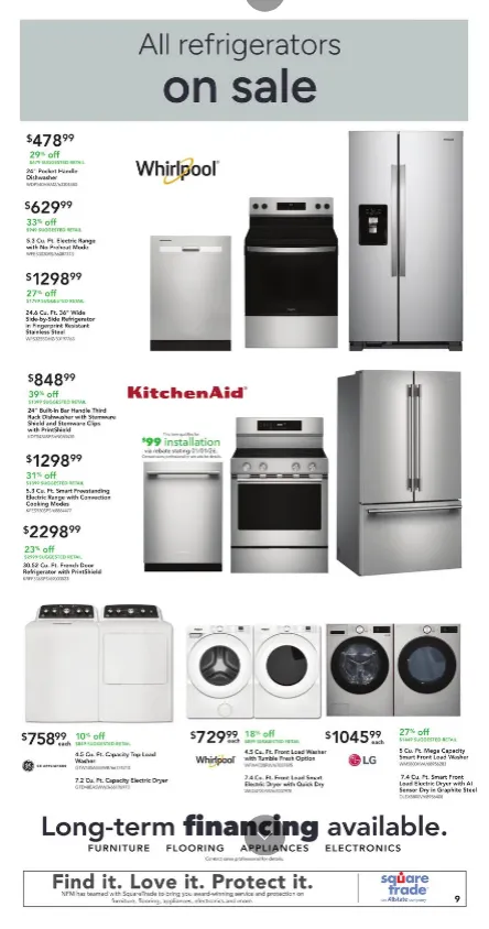 Weekly ad  Nebraska Furniture Mart Sales from December 31 to January 6 2026 - Page 9
