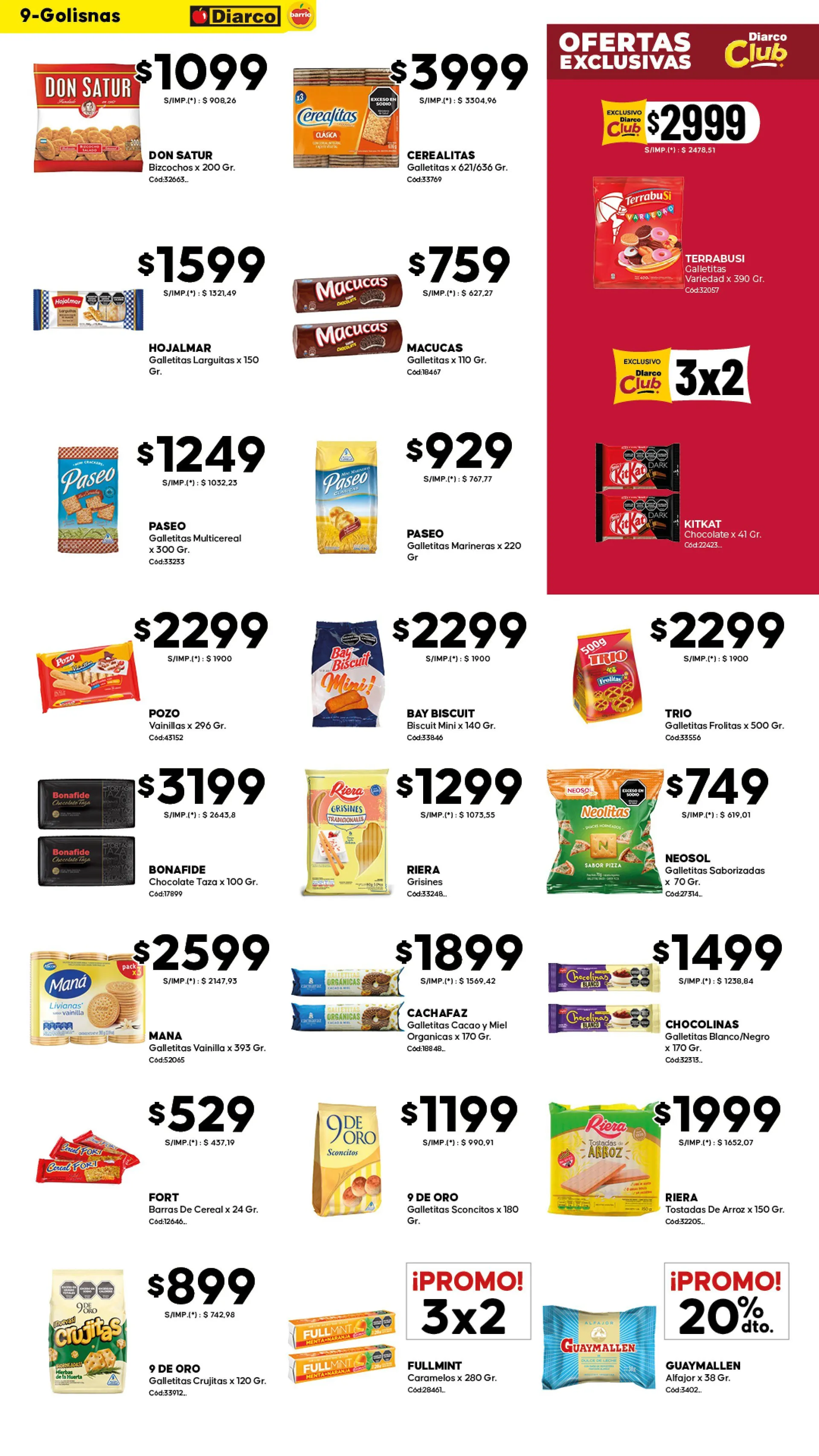 Ofertas de Diarco Ofertas 27 de abril al 30 de abril 2026 - Página 9 del catálogo