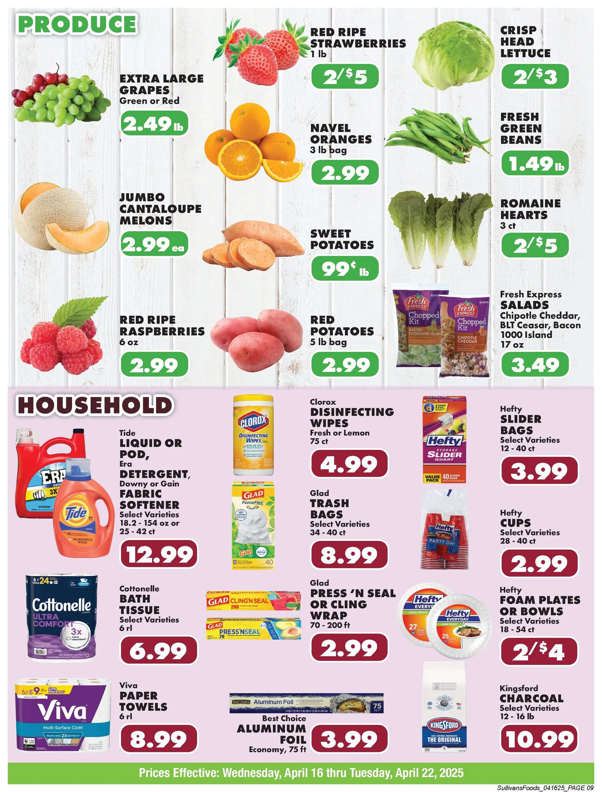 Weekly ad Sullivan's Foods Deals from April 16 to April 20 2025 - Page 9
