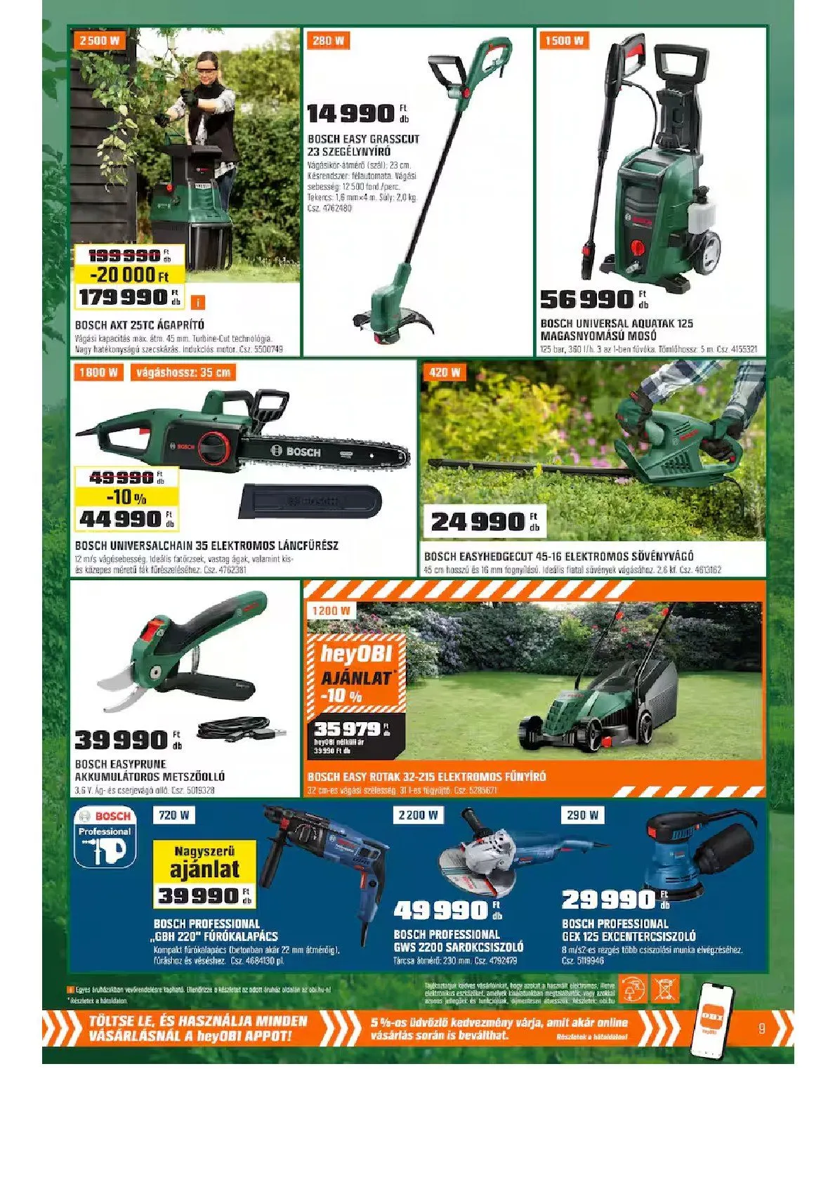 Katalógus OBI legfrissebb ajánlatai március 9.-tól március 29.-ig 2026. - Oldal 9