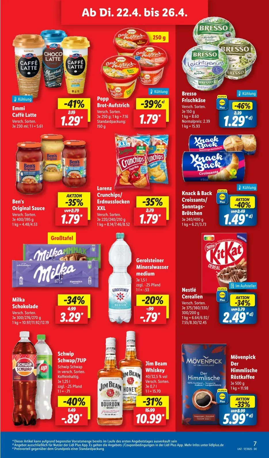 Lidl Angebote von 22. April bis 26. April 2025 - Prospekt seite 9