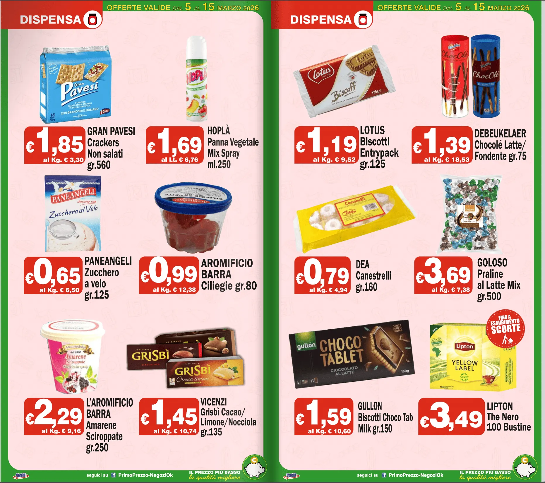 Volantini Primo Prezzo da 5 marzo a 16 marzo di 2026 - Pagina del volantino 8