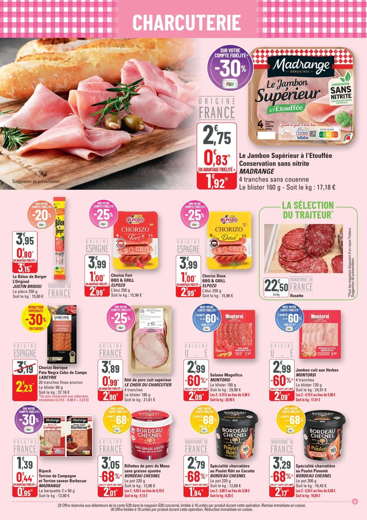 G20 Supermarchés Catalogue du 17 juin au 28 juin 2026 - Catalogue page 9