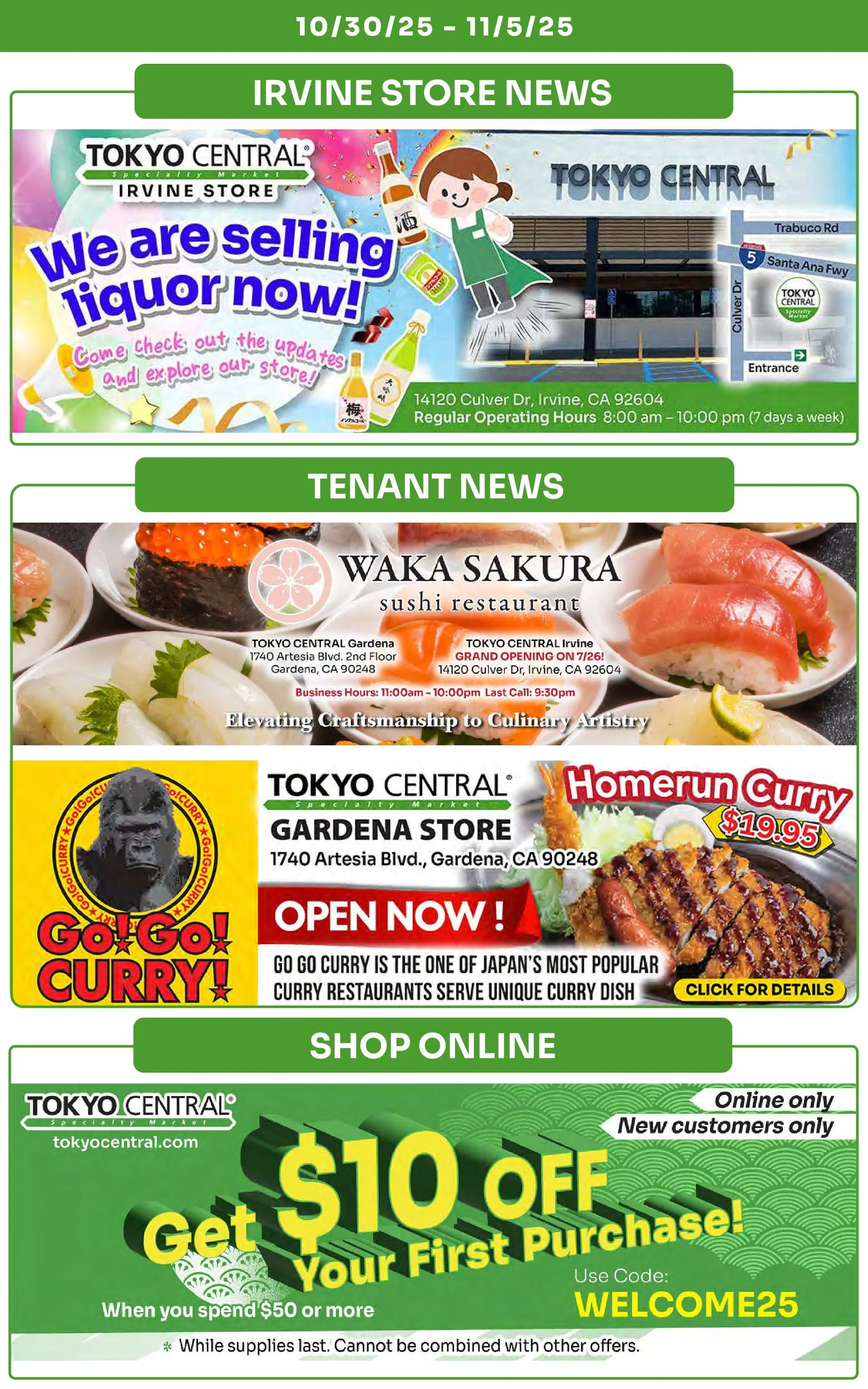 Weekly ad Tokyo Central Specialty Market weekly ads from October 30 to November 5 2025 - Page 9