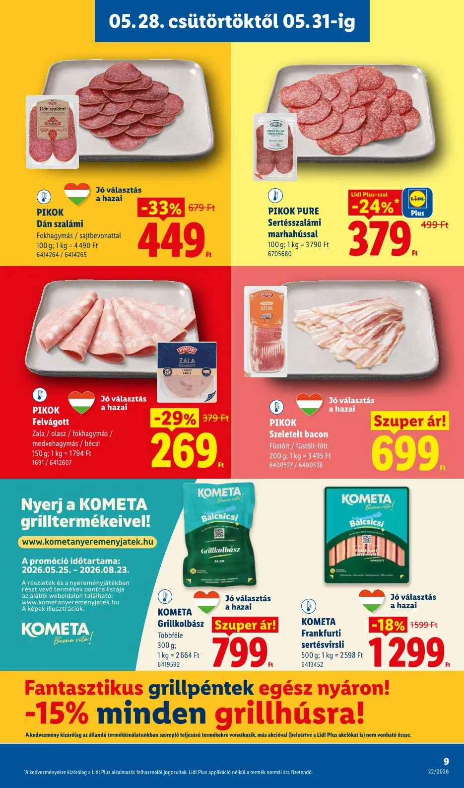 Katalógus  Lidl legfrissebb  május 28.-tól június 3.-ig 2026. - Oldal 9
