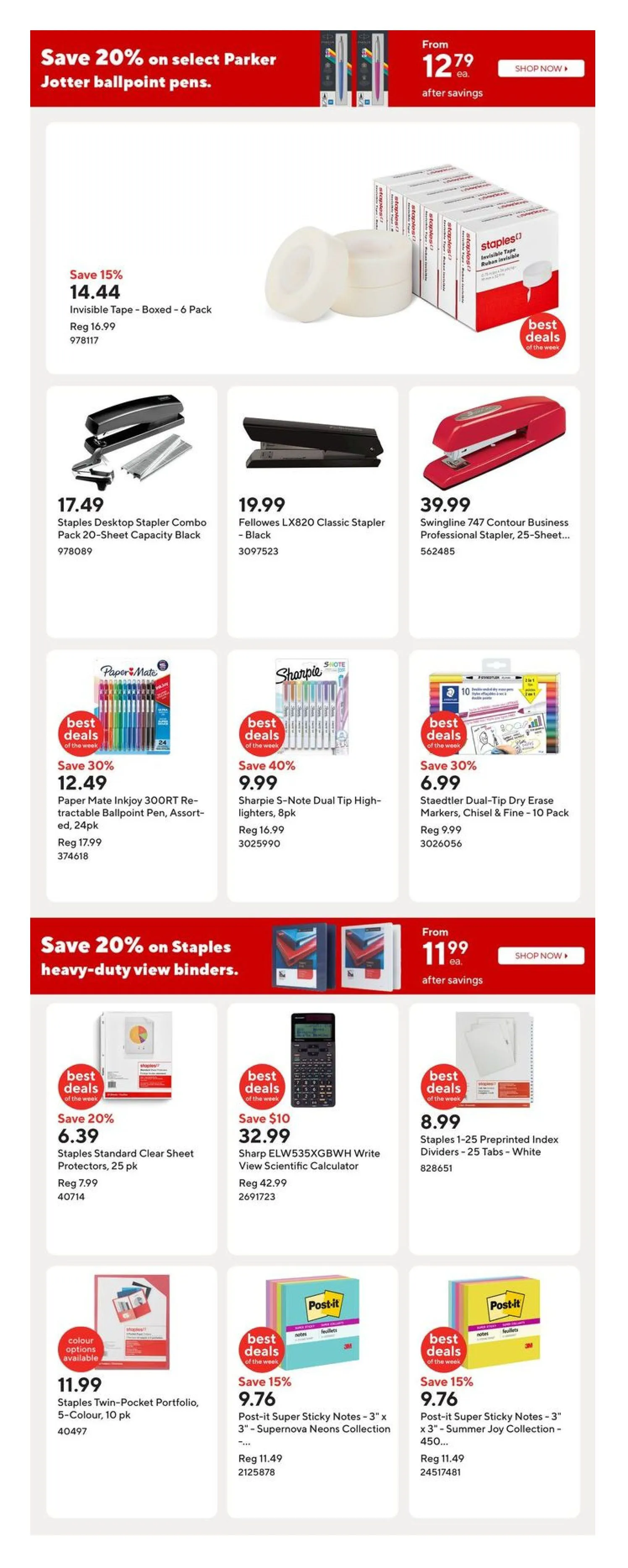 Staples Deals from May 16 to May 22 2025 - flyer page 9