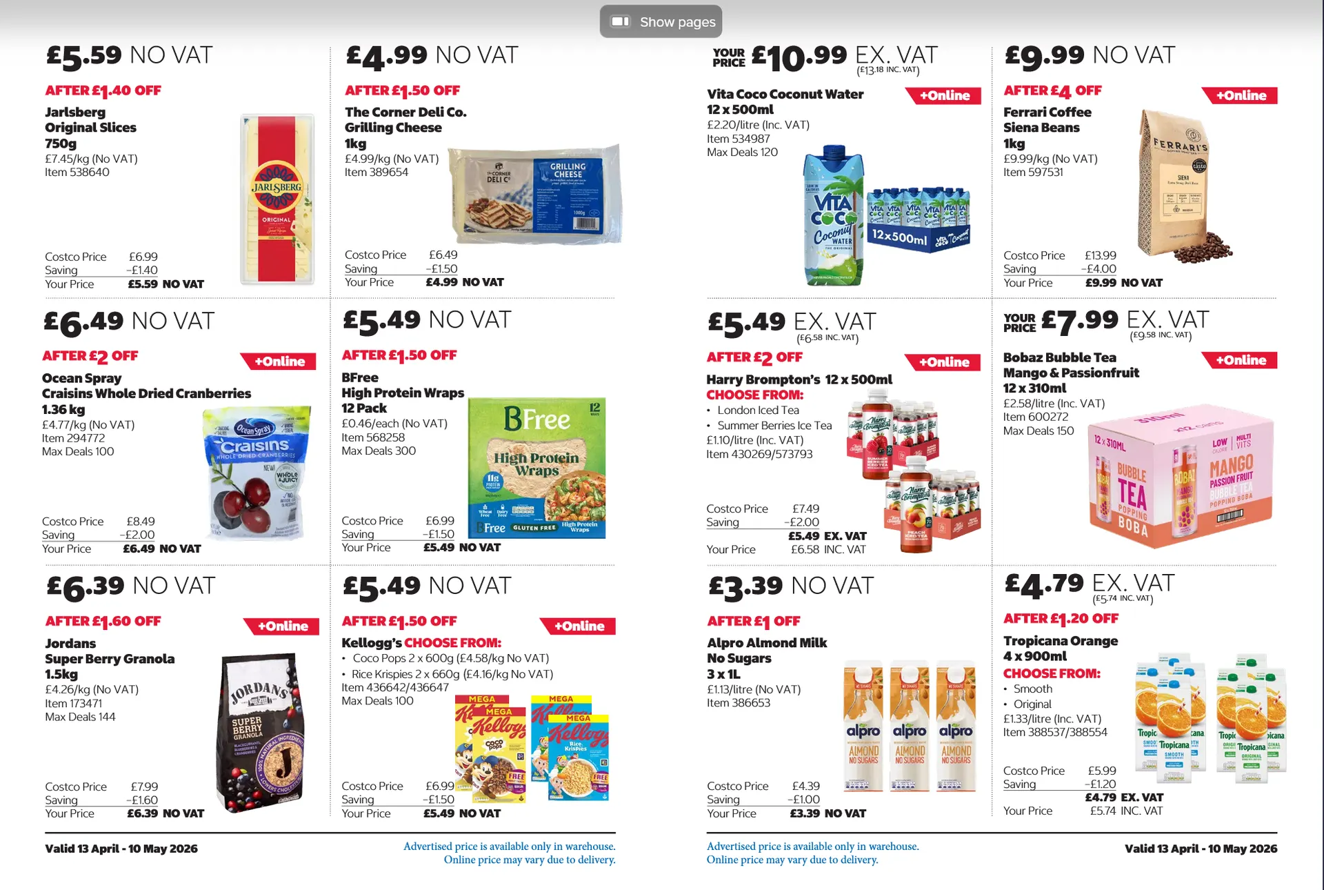 Costco Offers from 13 April to 10 May 2026 - Catalogue Page 9