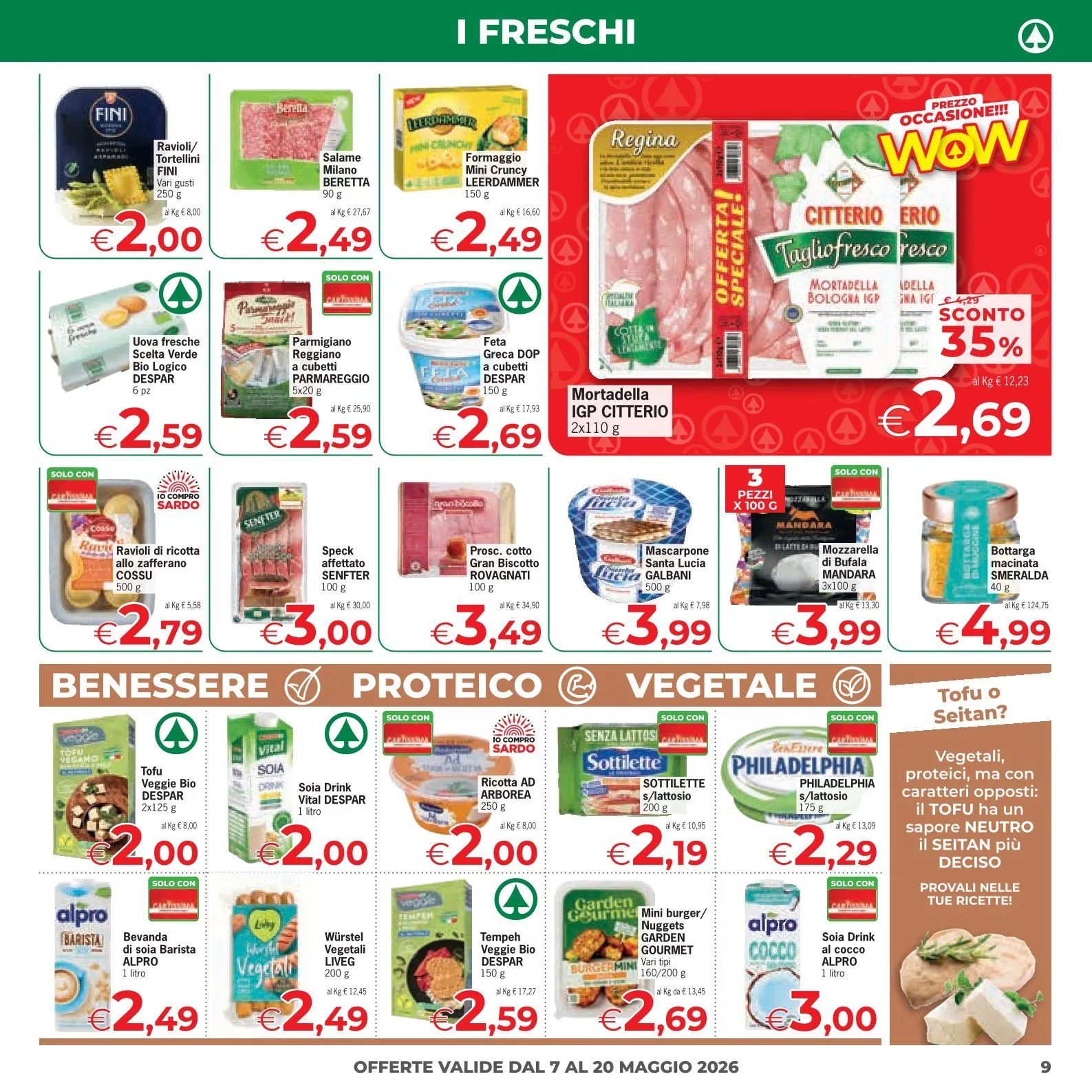 Volantini Eurospar da 7 maggio a 20 maggio di 2026 - Pagina del volantino 9