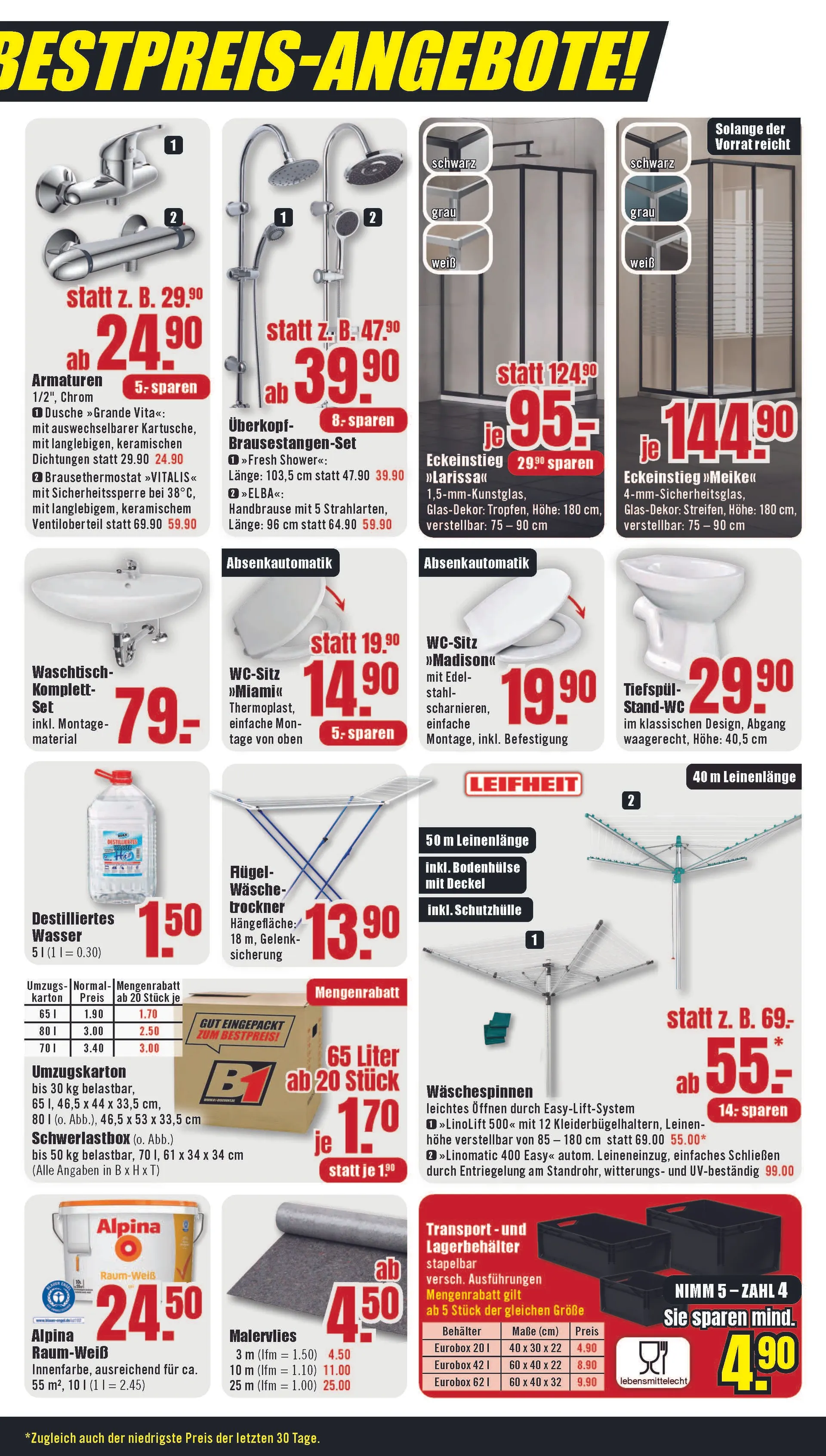 B1 Discount Baumarkt Prospekte von 7. Juni bis 13. Juni 2025 - Prospekt seite 9