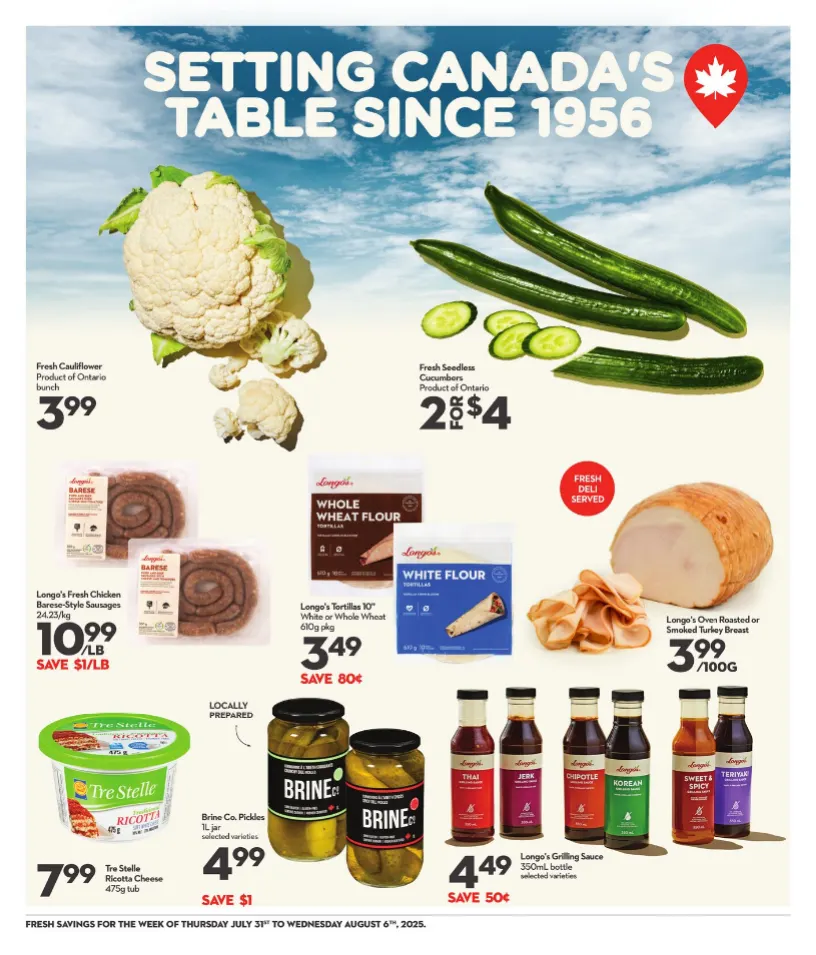 Longo's Sales from July 31 to August 6 2025 - flyer page 8