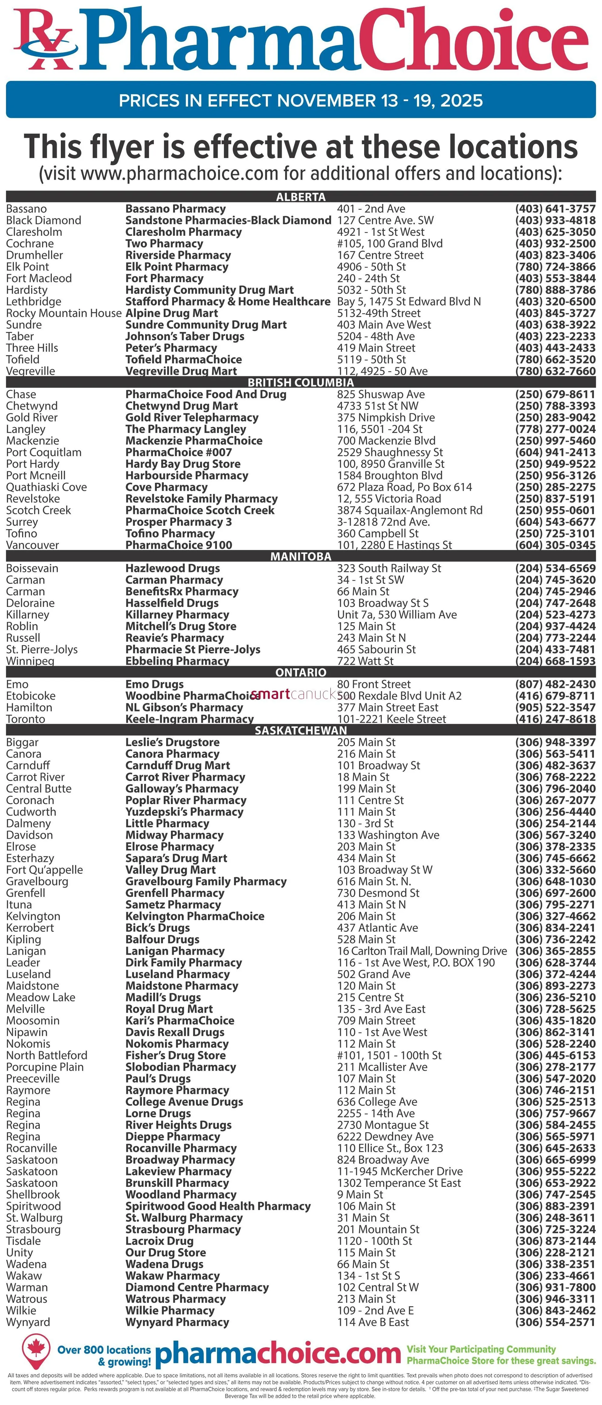 PharmaChoice Sales from November 13 to November 19 2025 - flyer page 9