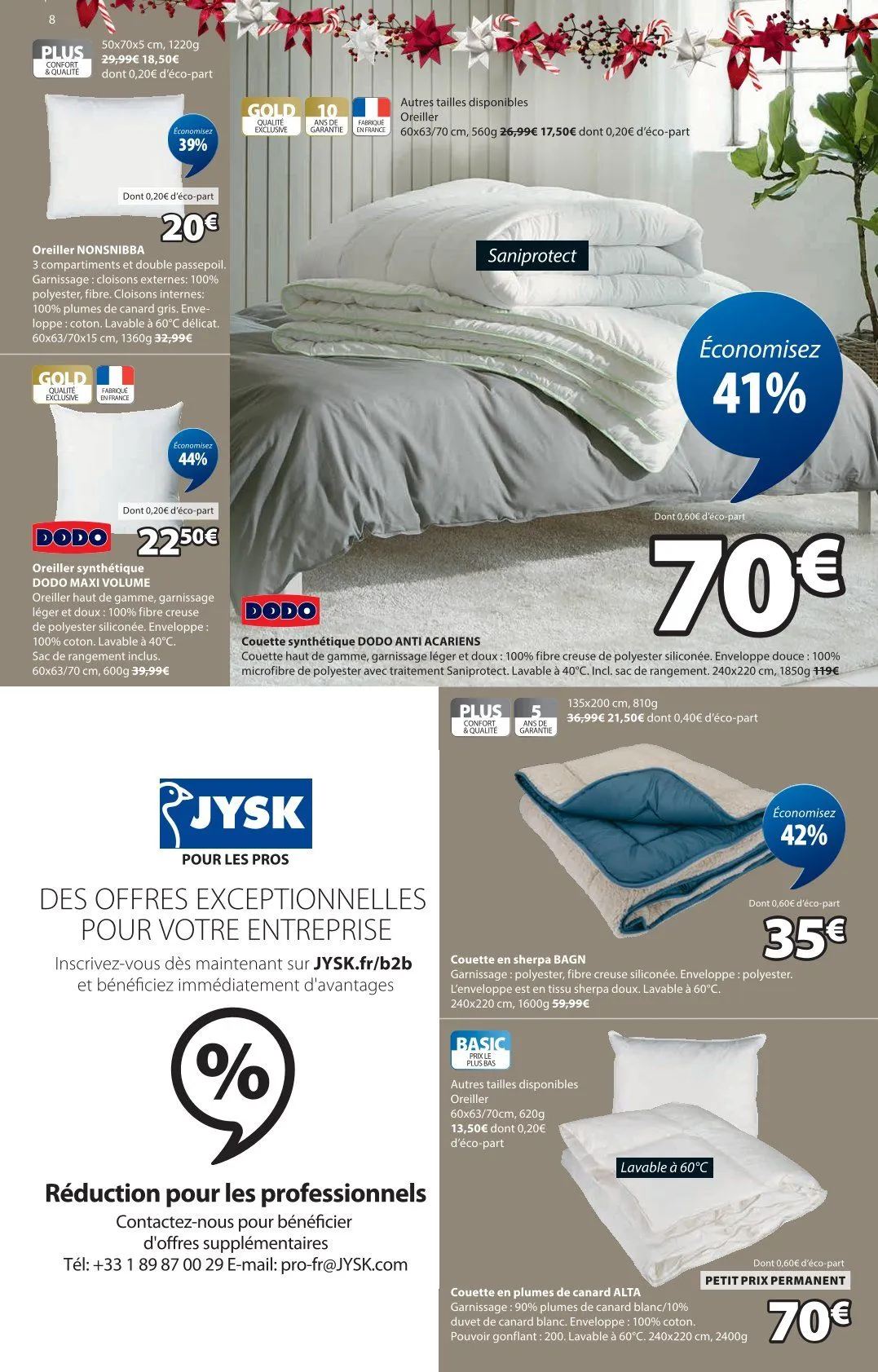  JYSK Catalogue du 9 décembre au 31 décembre 2025 - Catalogue page 8