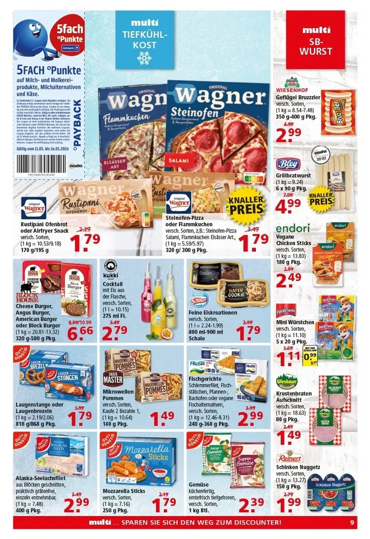 Multi Markt Angebote von 11. Mai bis 16. Mai 2026 - Prospekt seite 9