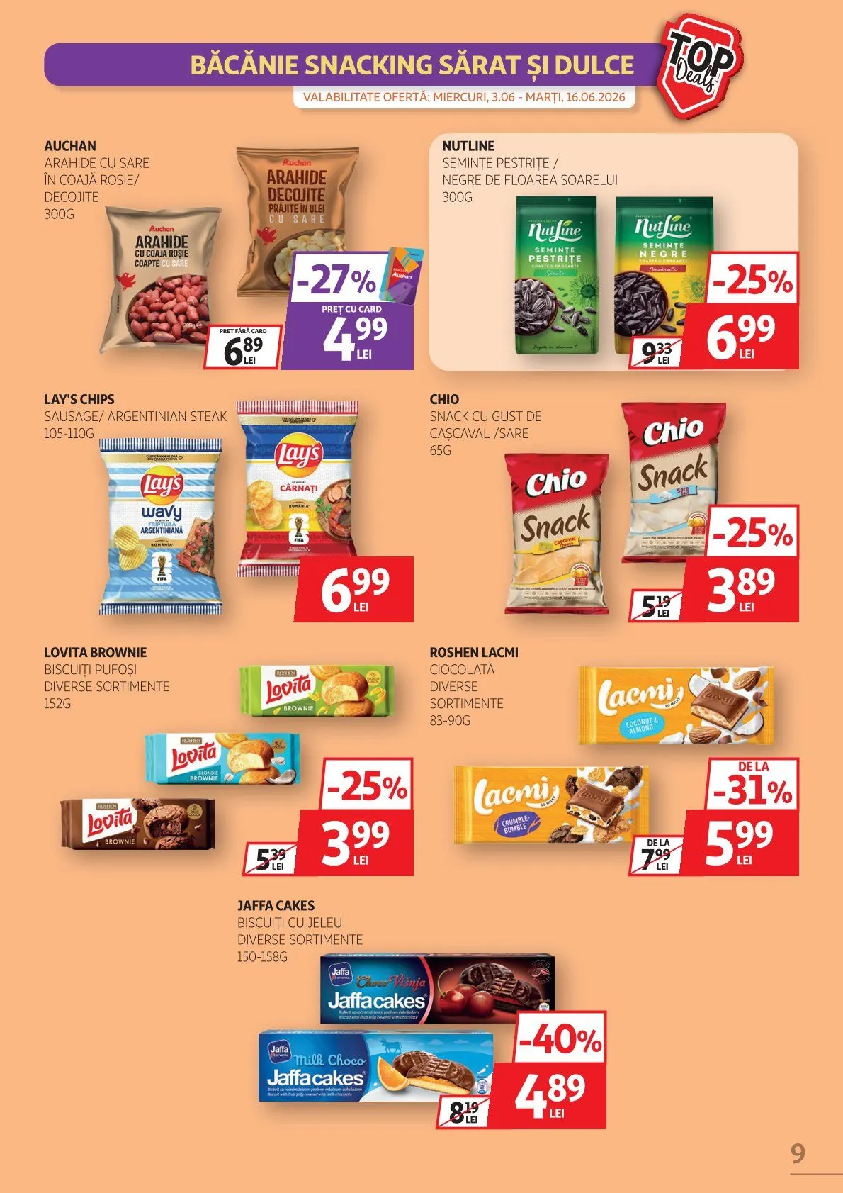 Catalog Auchan  de la 3 iunie până la 16 iunie 2026 - Revista Pagina 9