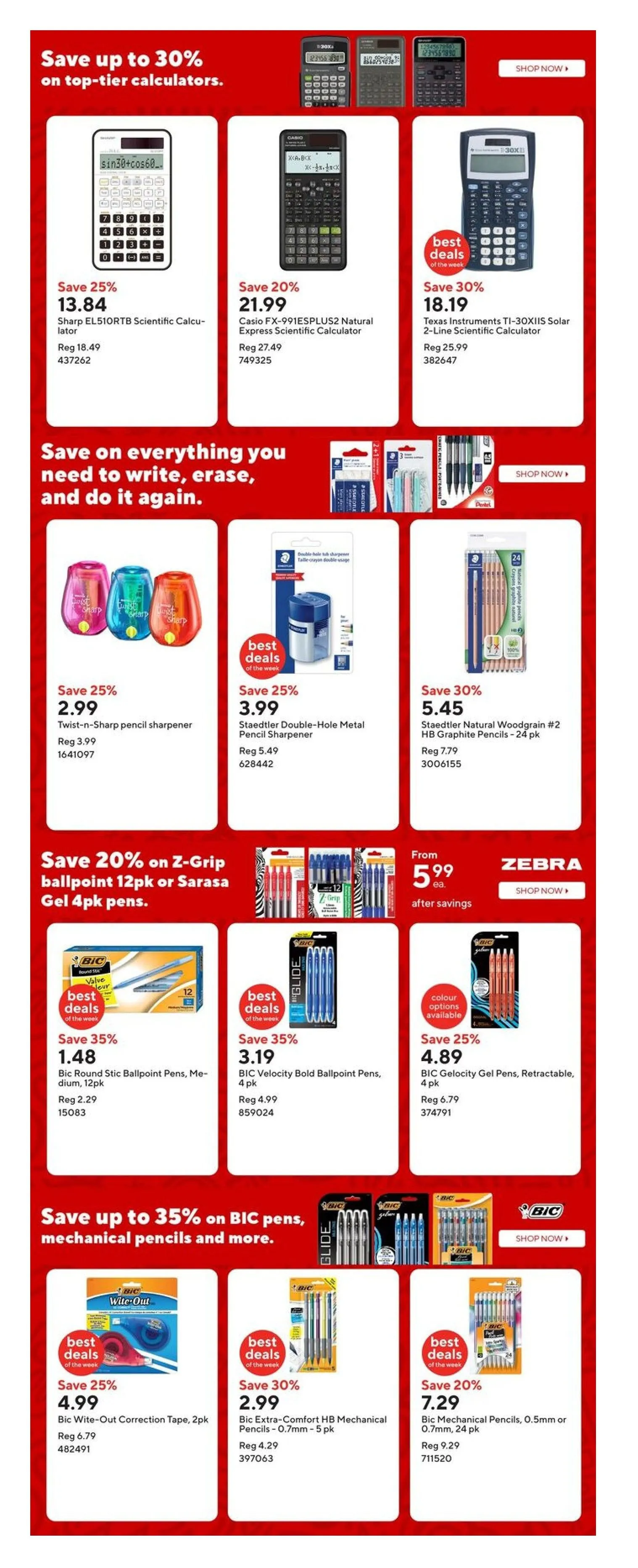 Staples Sales from August 14 to September 11 2025 - flyer page 9