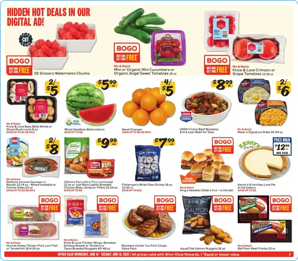 Weekly ad Winn Dixie Sales from June 10 to June 16 2026 - Page 9