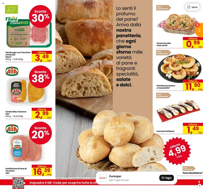 Volantino Eurospar da 20 febbraio a 4 marzo di 2026 - Pagina del volantino 9