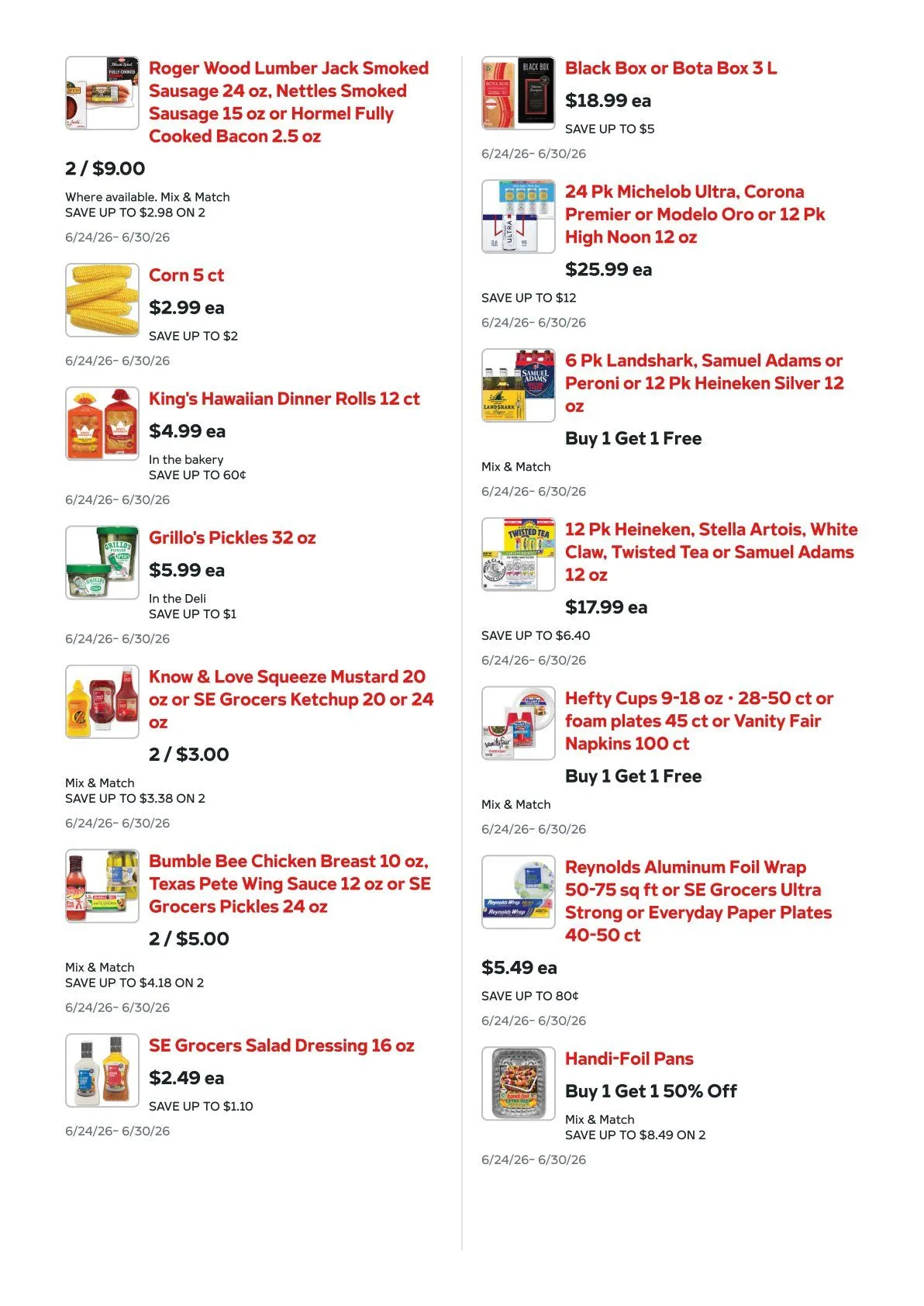 Weekly ad Winn Dixie Sales from June 24 to June 30 2026 - Page 9