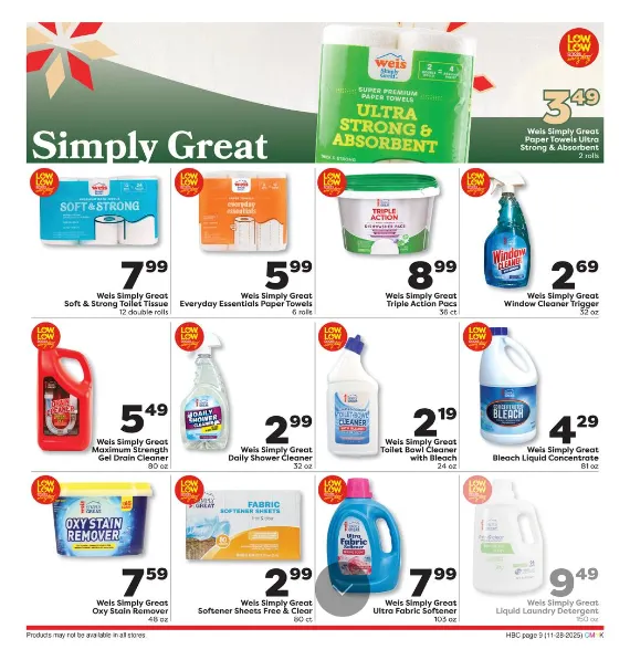 Weekly ad  Weis Sales from November 28 to January 1 2026 - Page 9