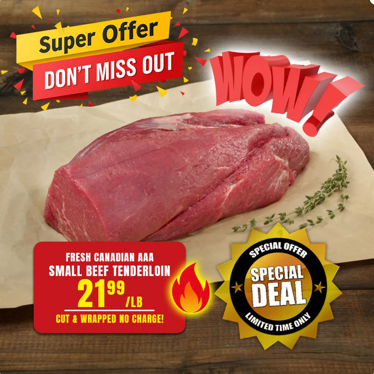 Roberts Fresh and Boxed Meats Sales from April 10 to April 13 2026 - flyer page 9