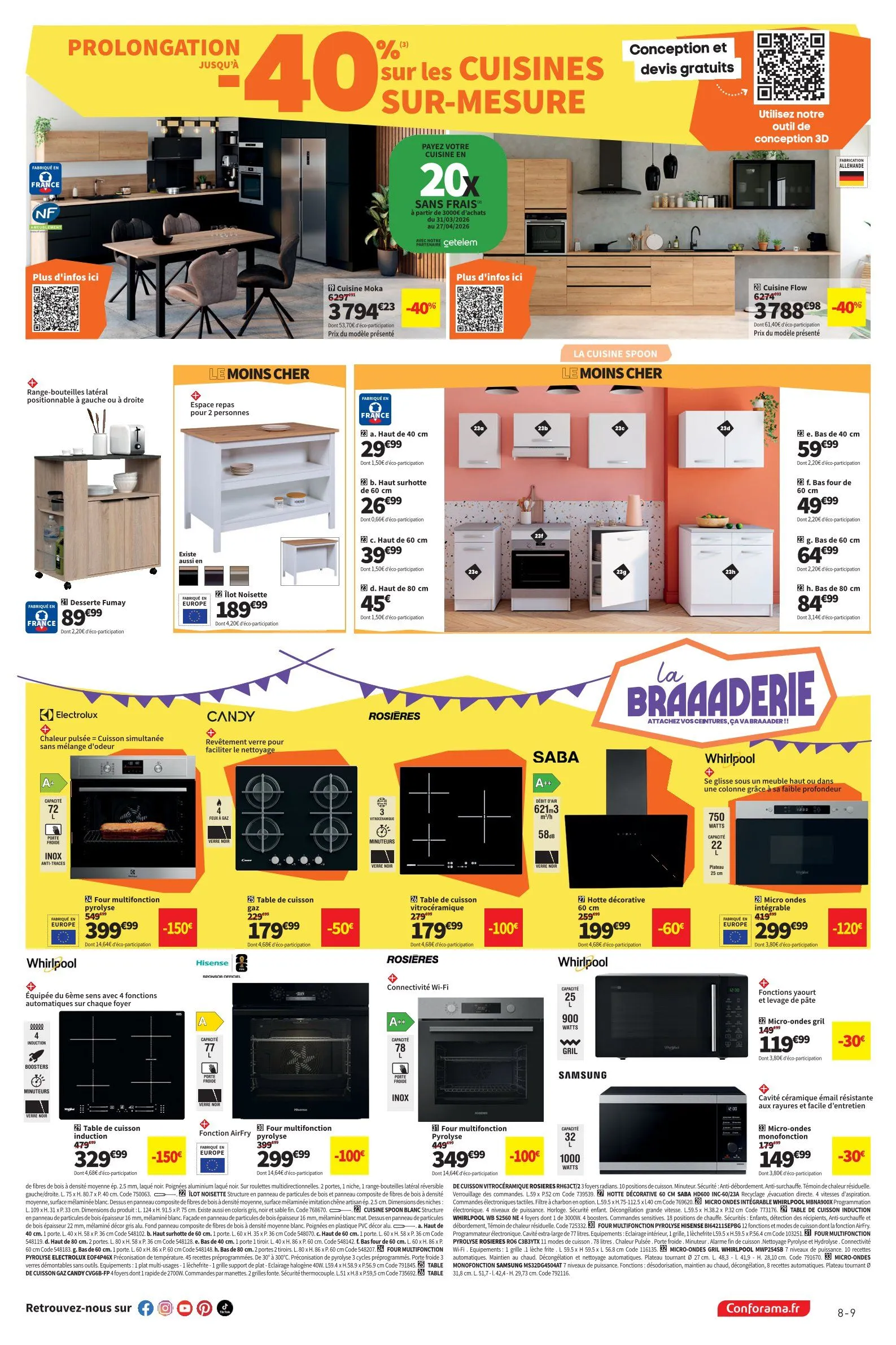 Catalogues Conforama du 31 mars au 27 avril 2026 - Catalogue page 9