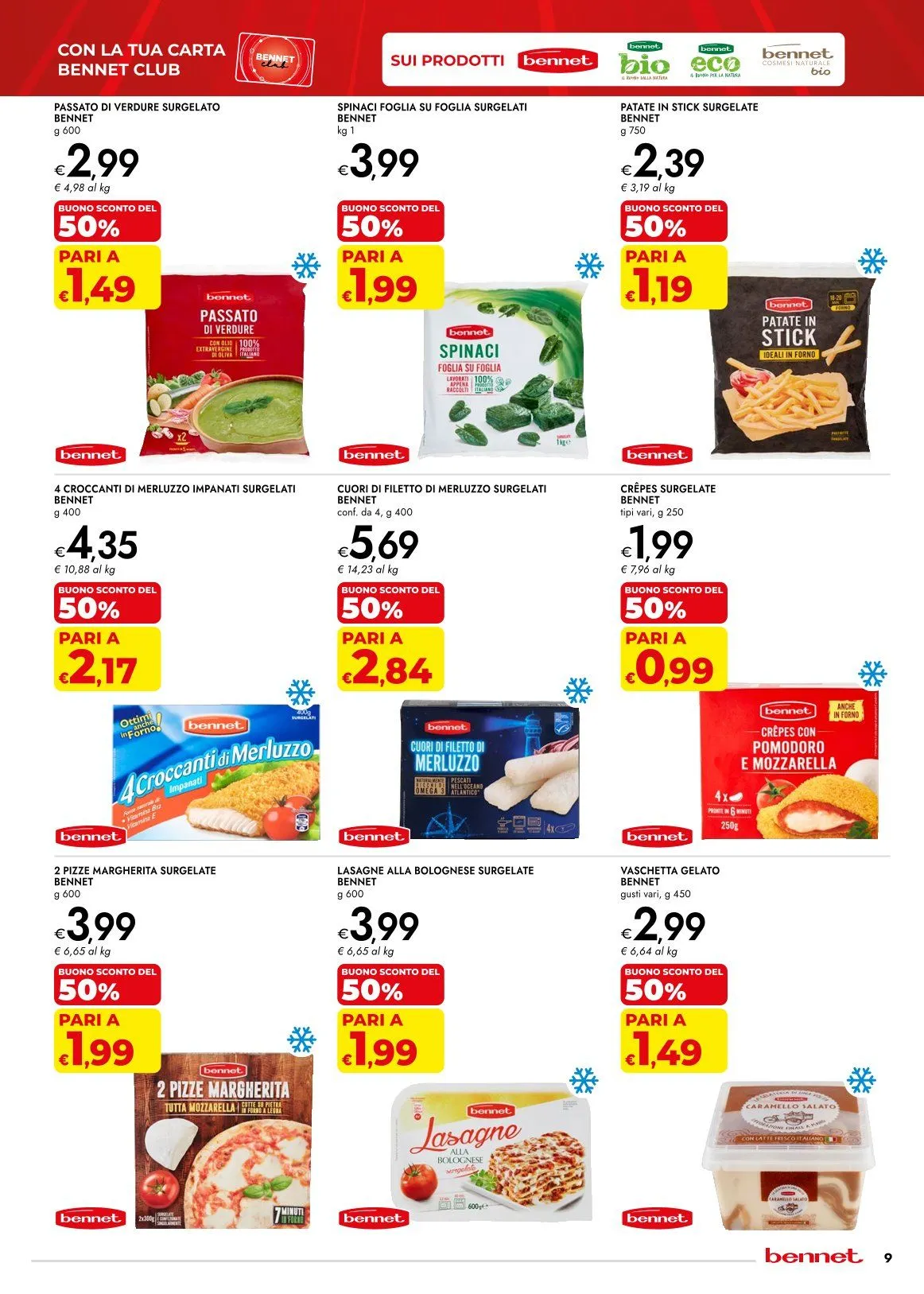 Volantini bennet da 22 gennaio a 4 febbraio di 2026 - Pagina del volantino 9