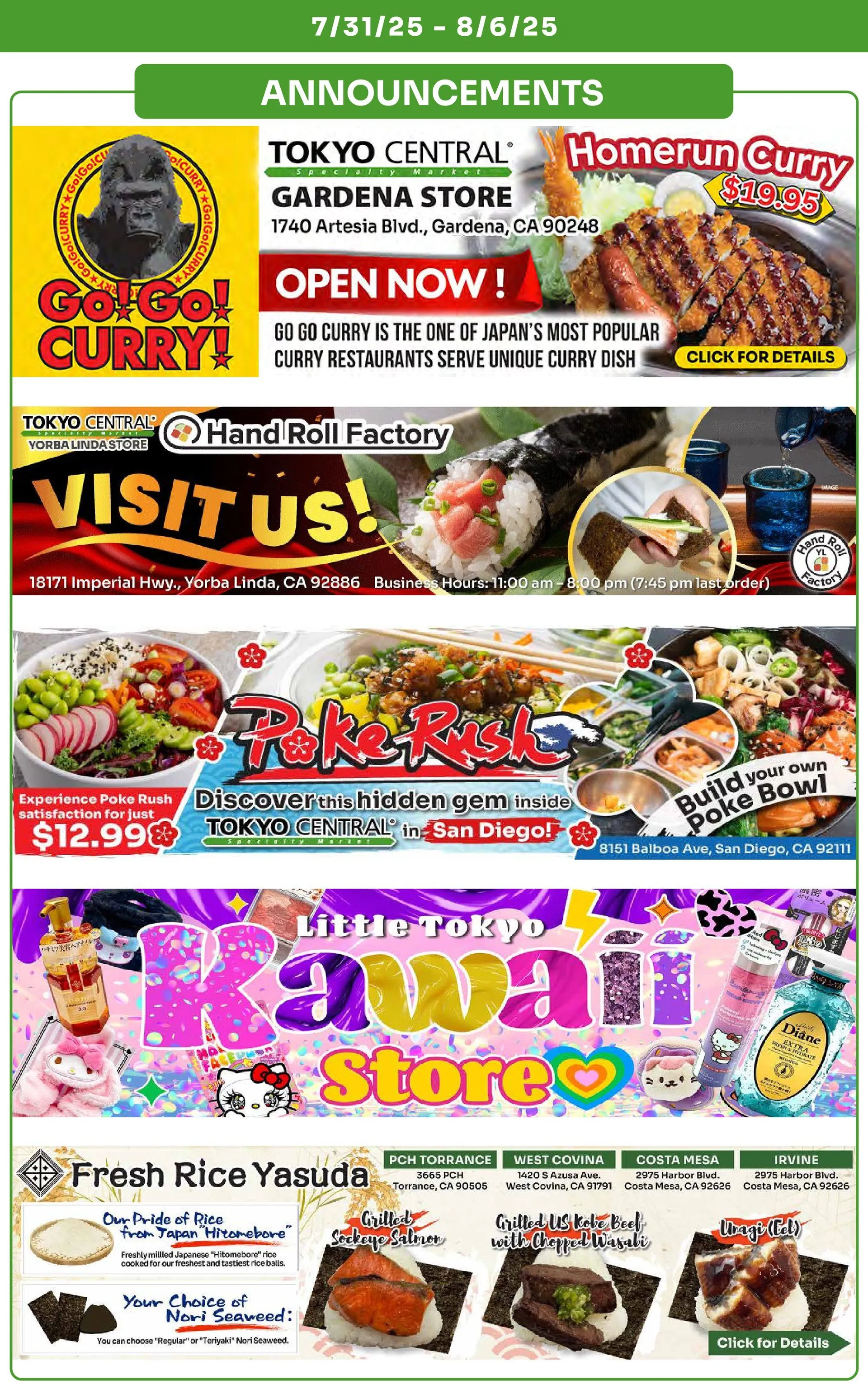Weekly ad Tokyo Central Specialty Market Sales from July 31 to August 6 2025 - Page 9