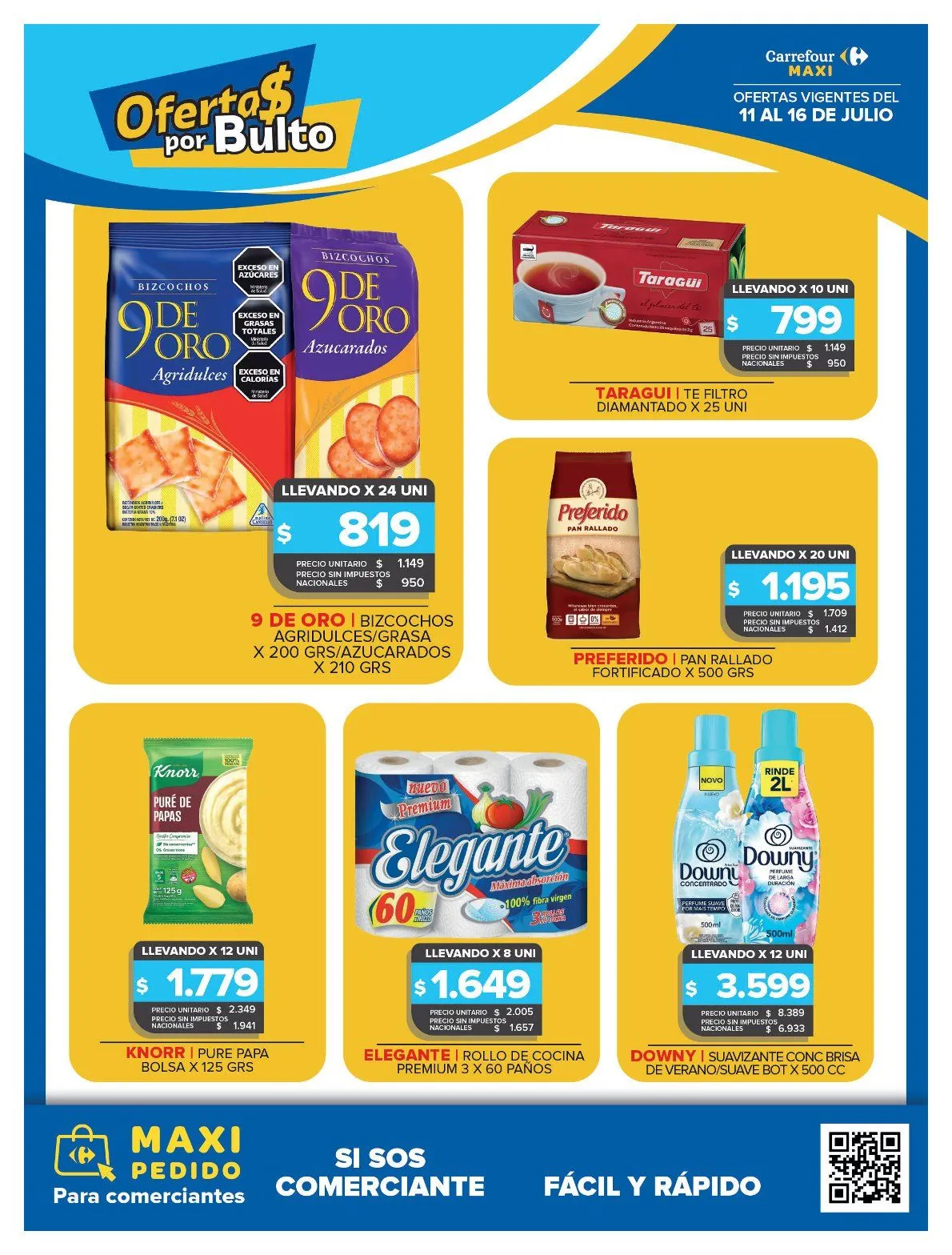 Ofertas de Ofertas Carrefour Maxi 11 de julio al 16 de julio 2026 - Página 9 del catálogo