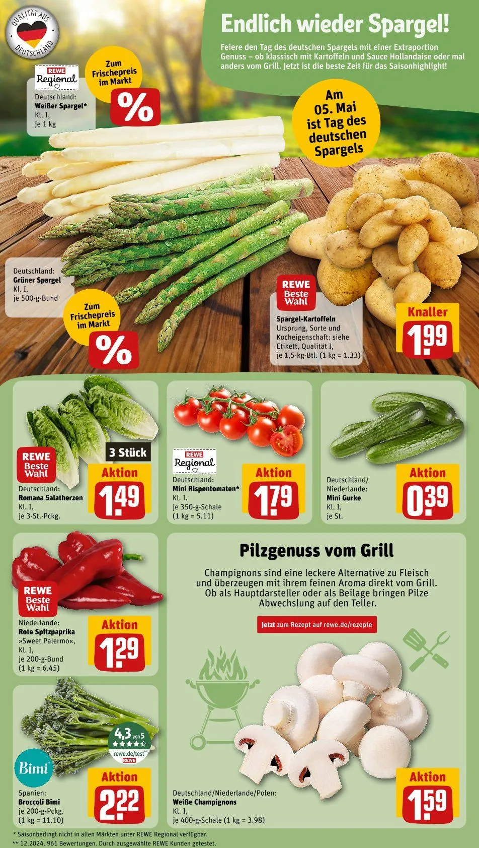 REWE Prospekt von 5. Mai bis 11. Mai 2025 - Prospekt seite 9