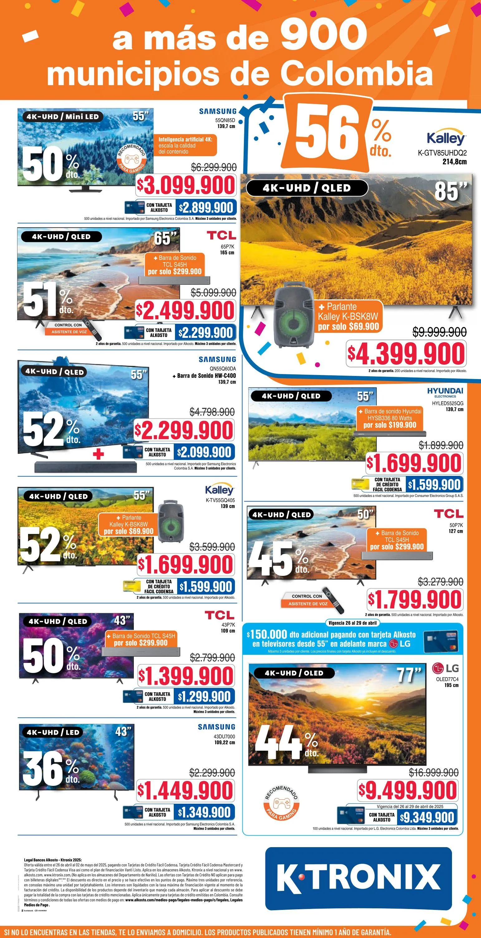 Catalogo de Alkosto Ofertas 26 de abril al 2 de mayo 2025 - Pag 9