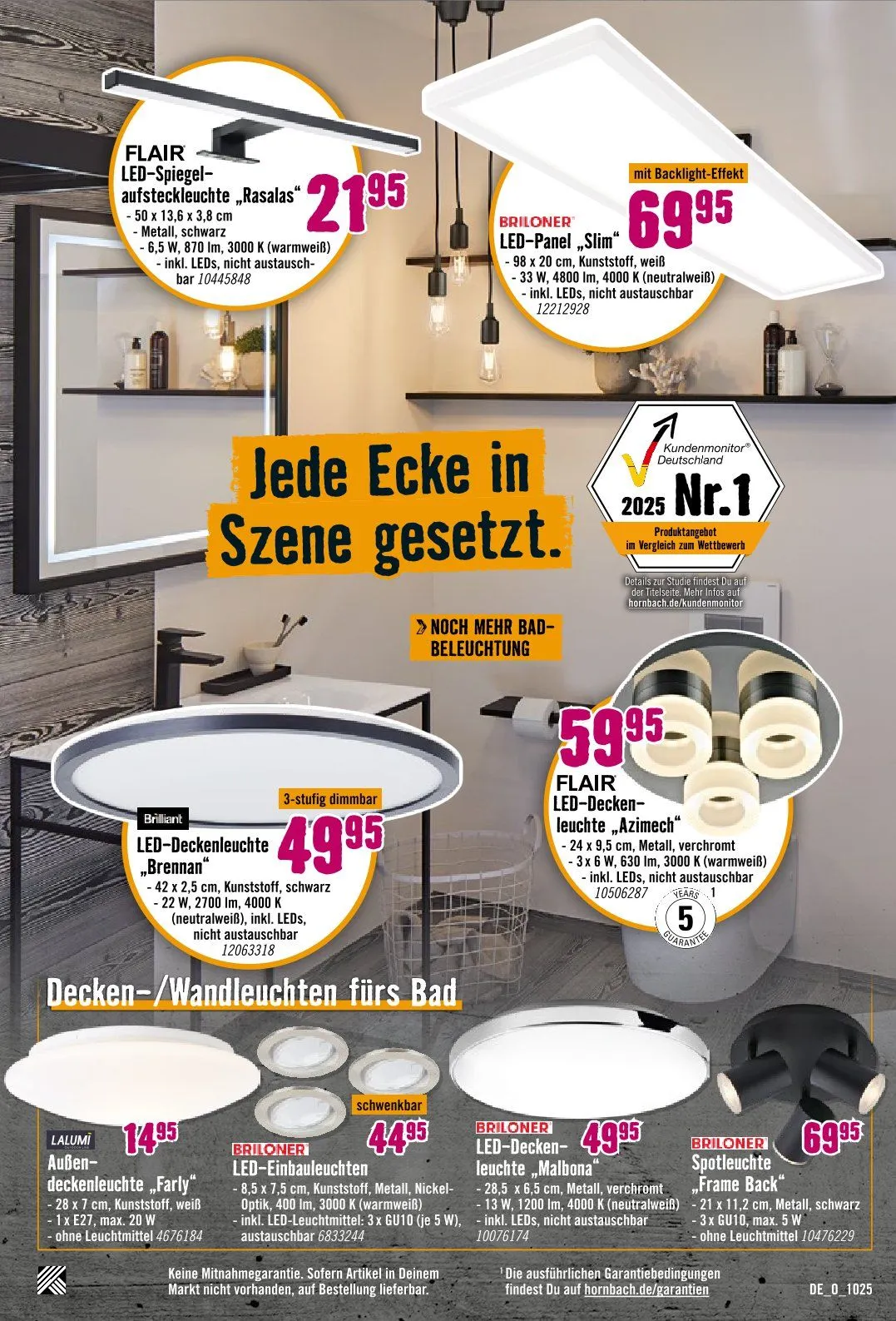 Hornbach Angebote von 29. Oktober bis 4. November 2025 - Prospekt seite 9