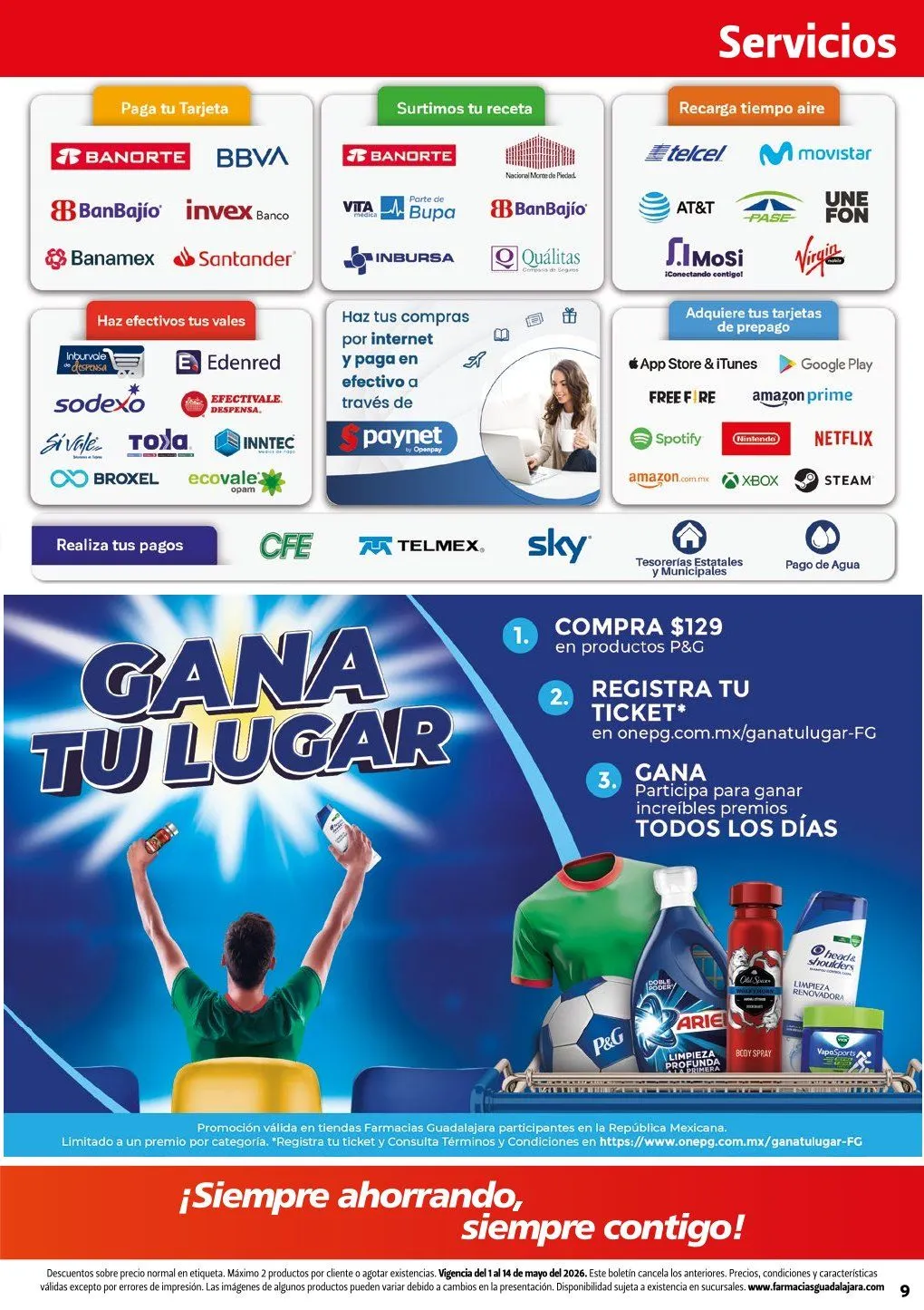 Catálogo de Farmacia Guadalajara Ofertas 1 de mayo al 14 de mayo 2026 - Pagina 9