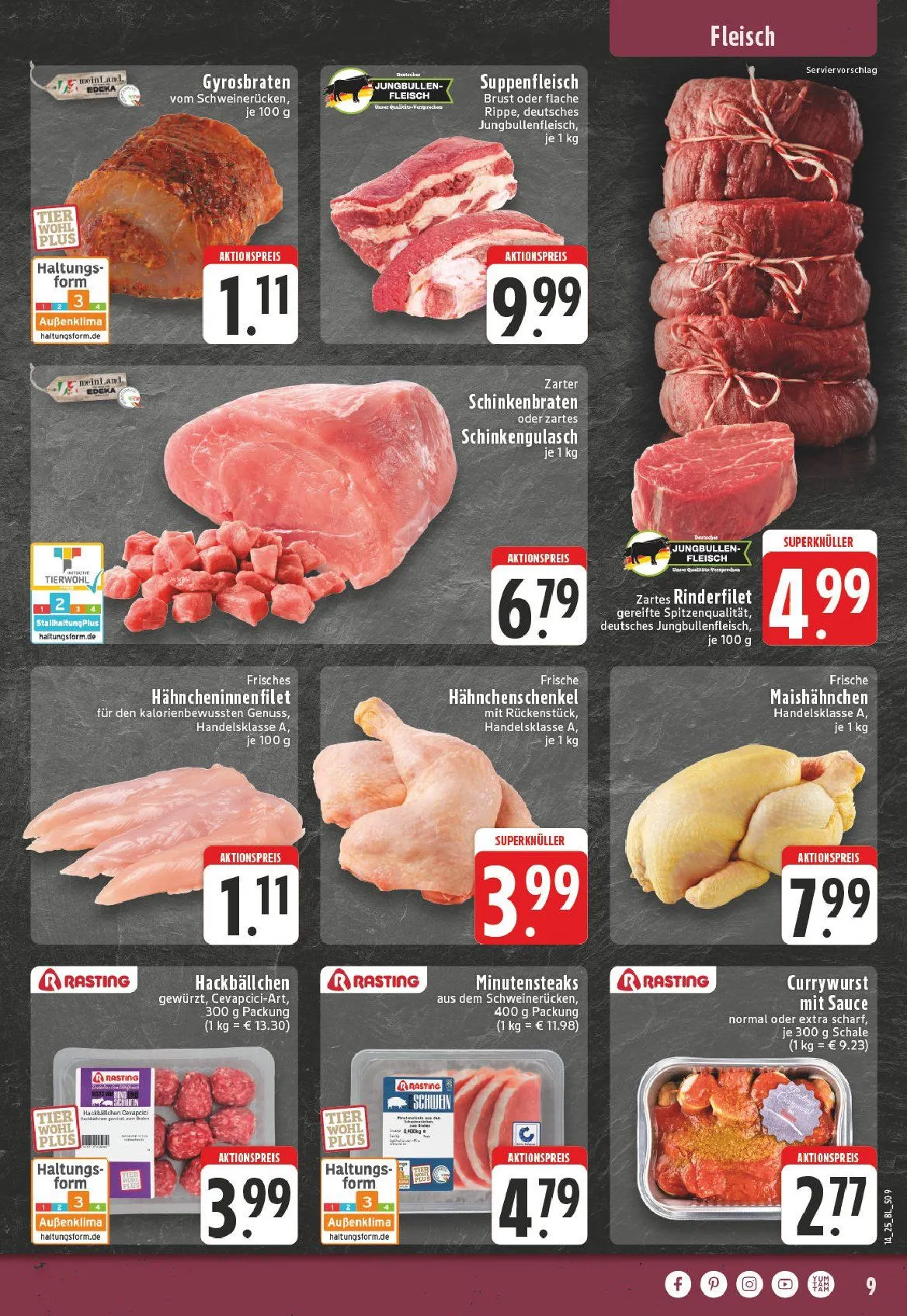 Edeka Prospekt von 31. März bis 5. April 2025 - Prospekt seite 9