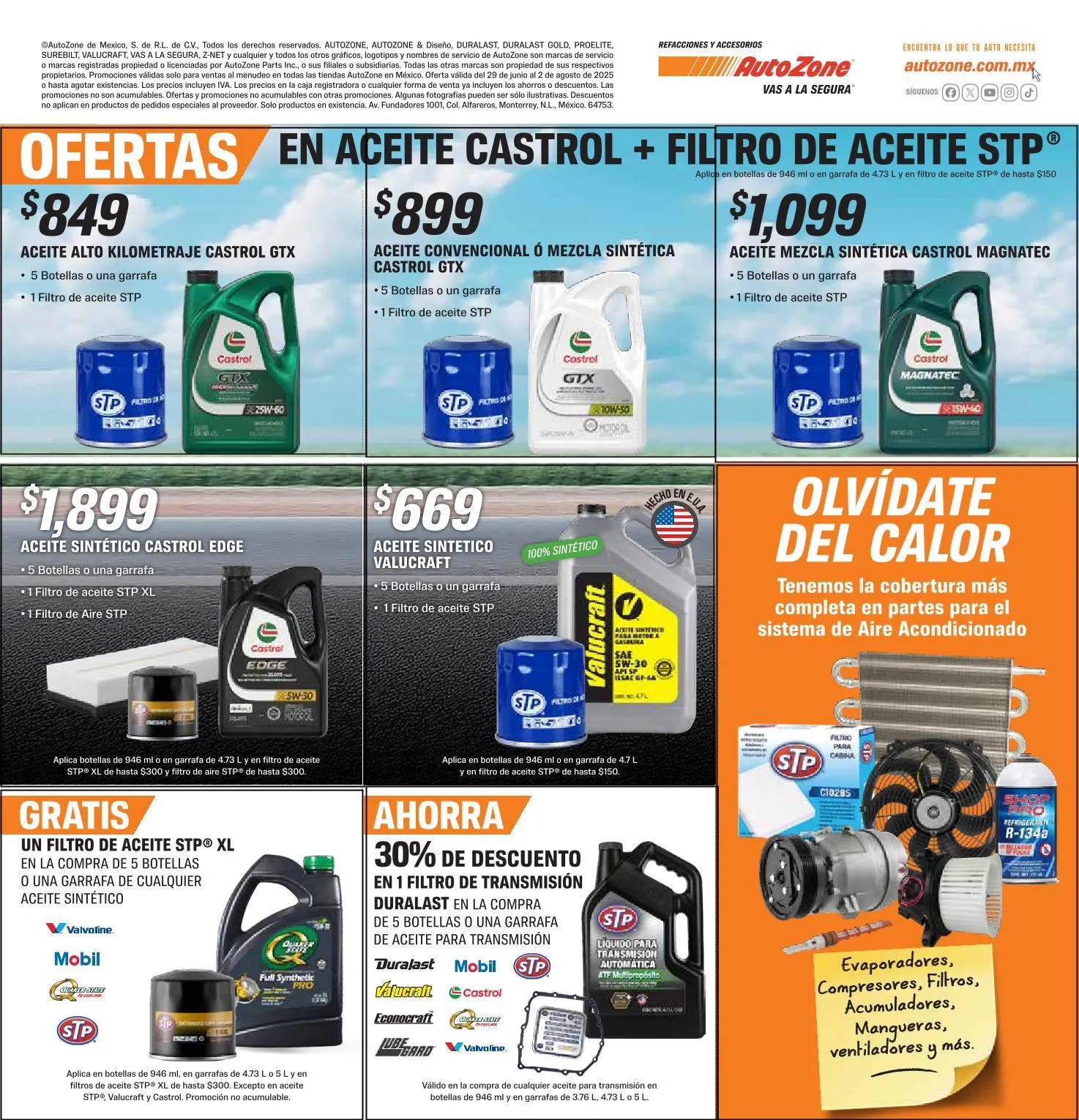 Catálogo de Autozone Sales 29 de julio al 2 de agosto 2025 - Página 9